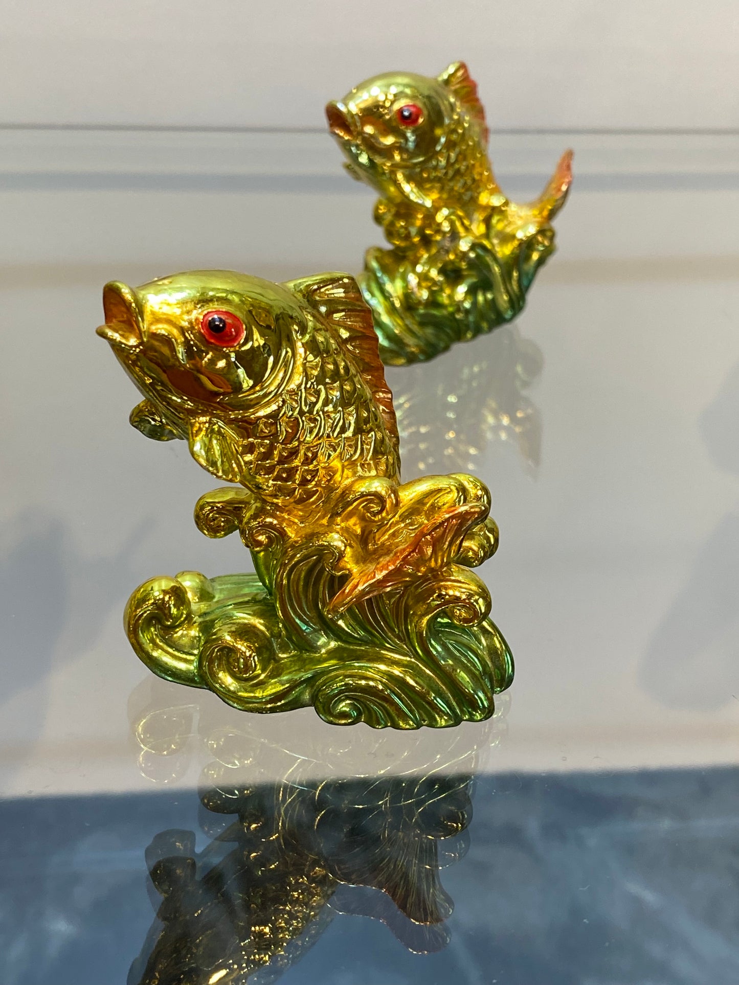 Feng Shui Golden Color Good Luck Fish 1pc