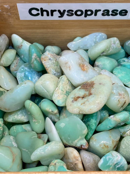 Chrysoprase Tumbled Stones 1pc