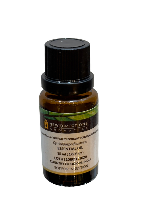 New Directions Aromatics Lemongrass Essential Oil (India)