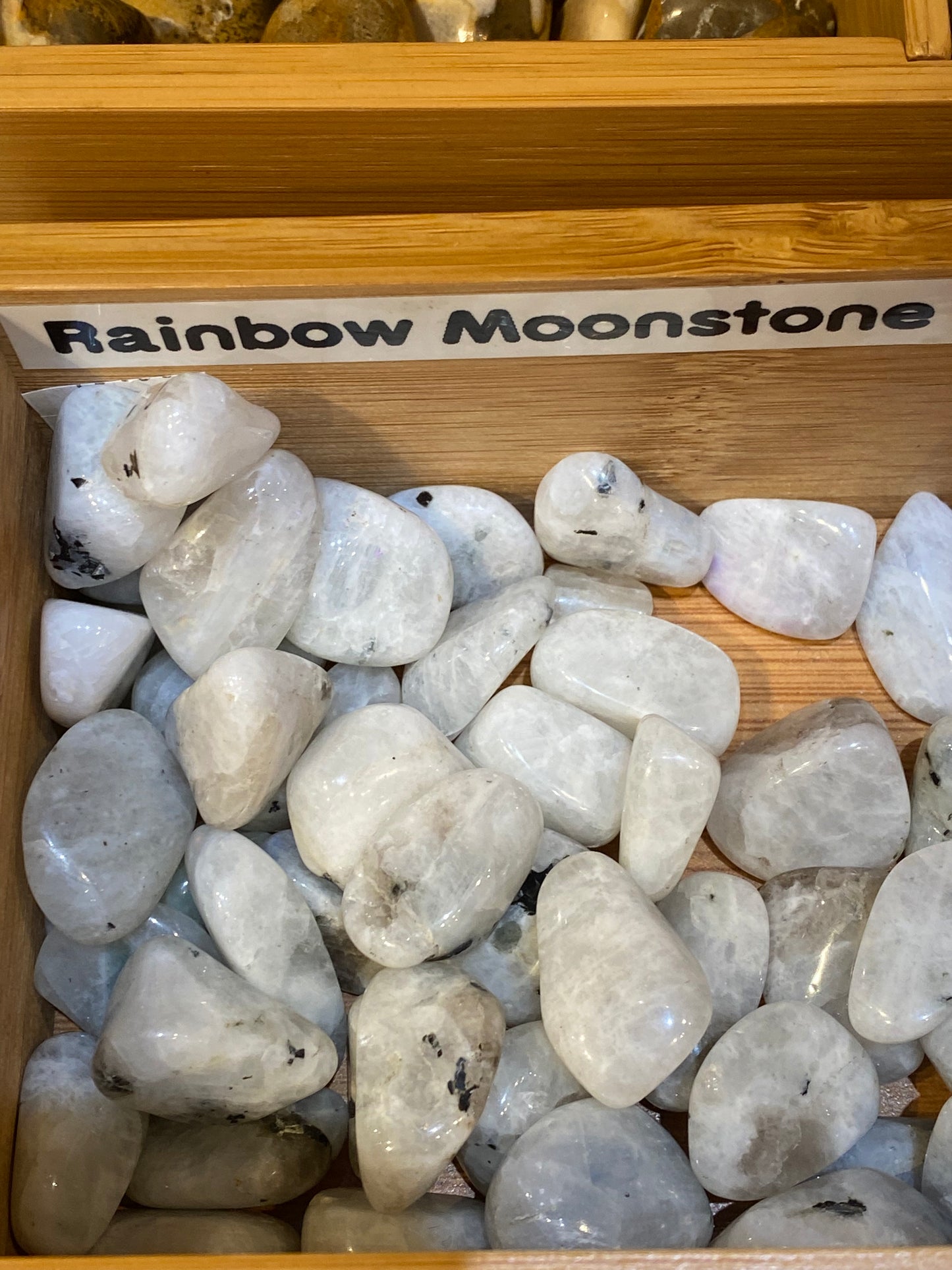 Rainbow Moonstone Tumbled Stones 1pc