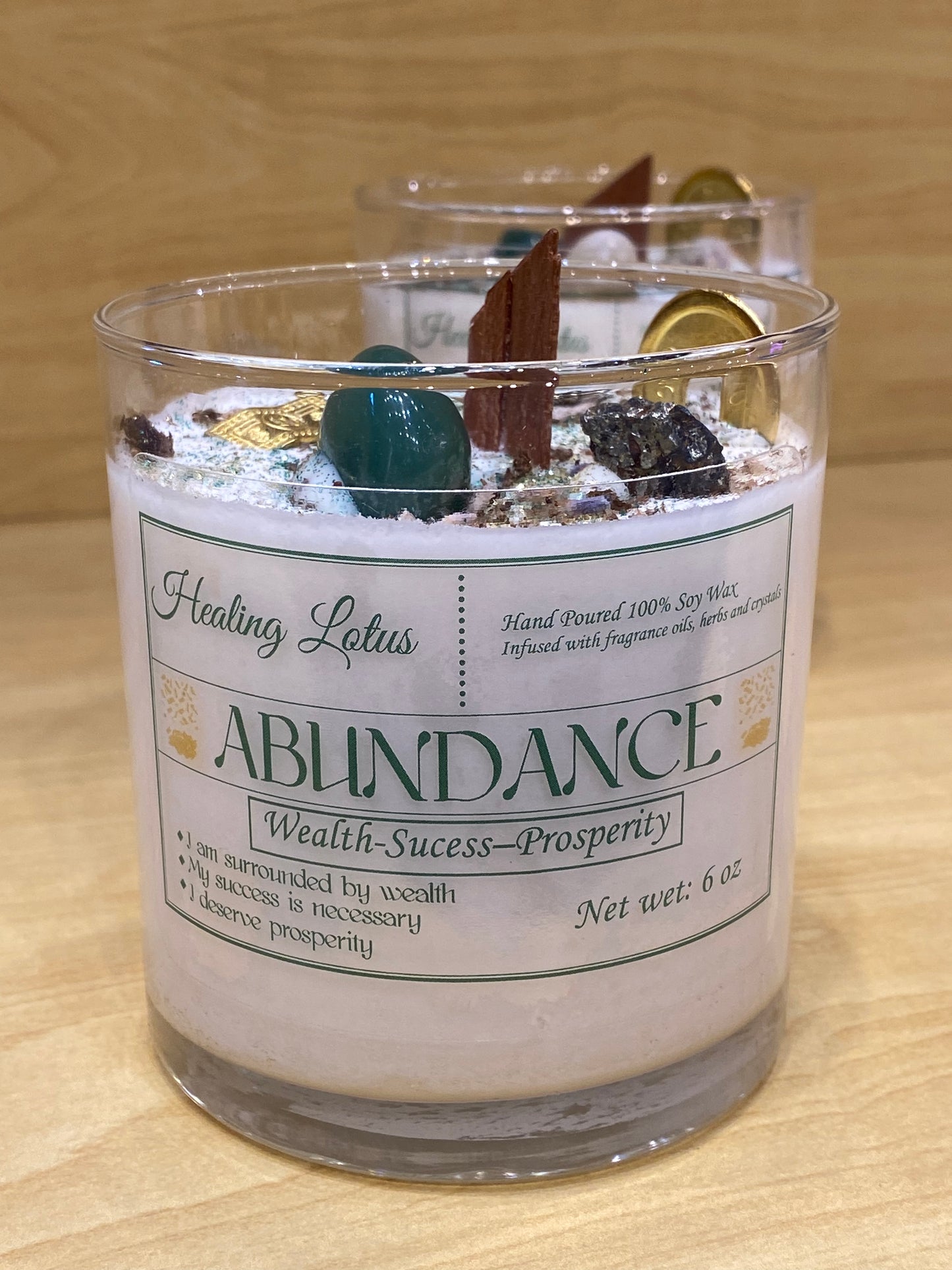 Healing Lotus Abundance Candle