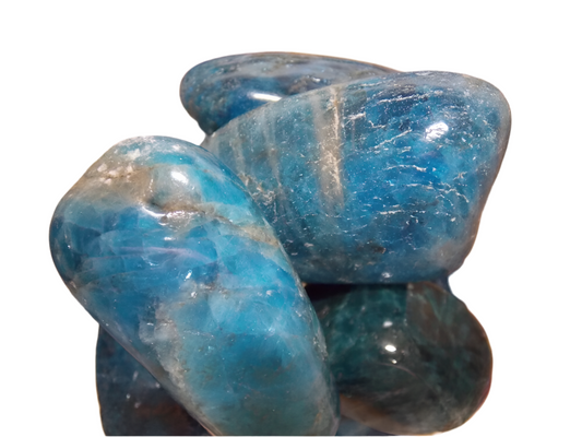 Blue Apatite Tumbled Stone