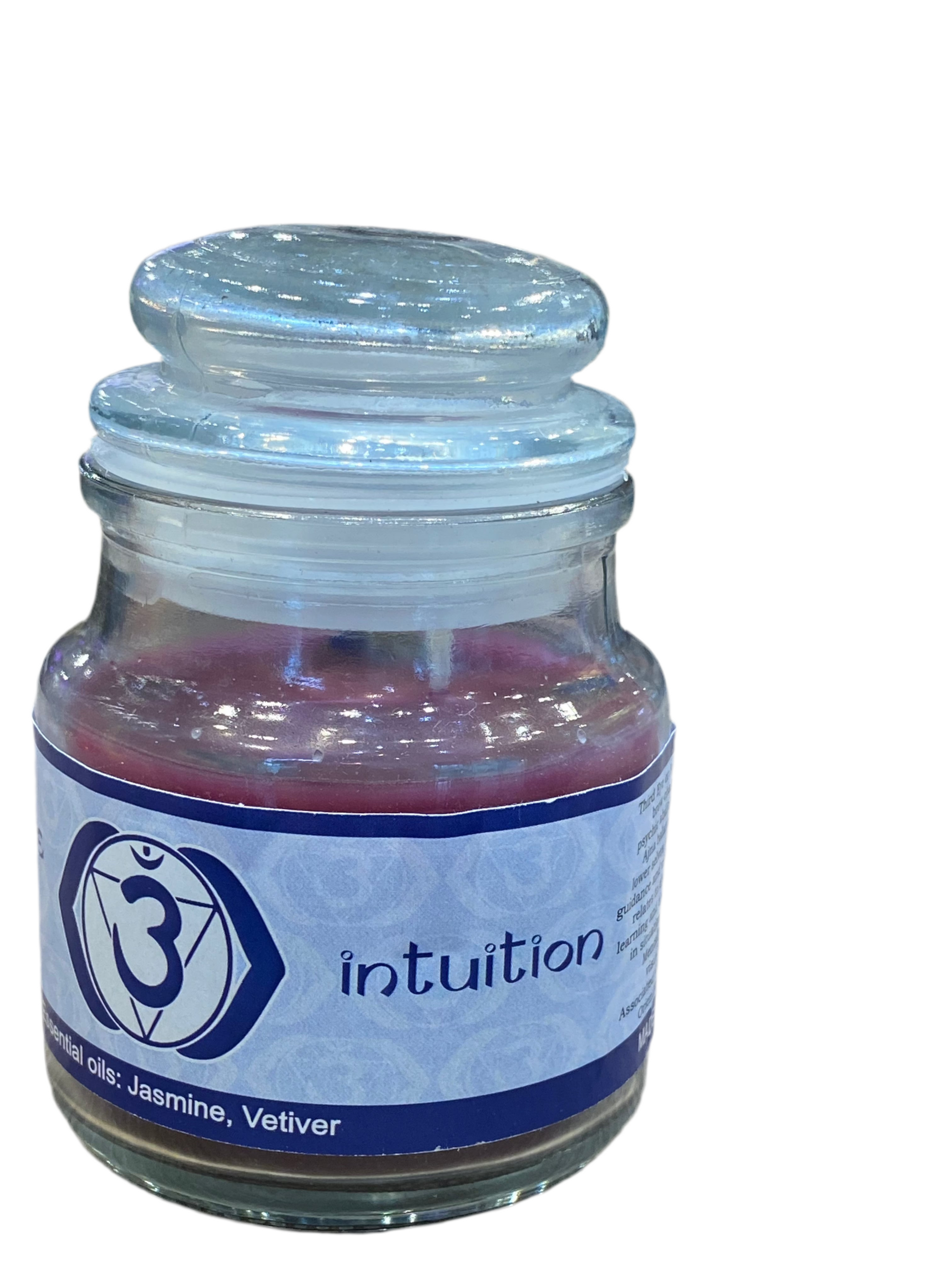 Vrinda 7 Chakra Jar Indigo Candle 