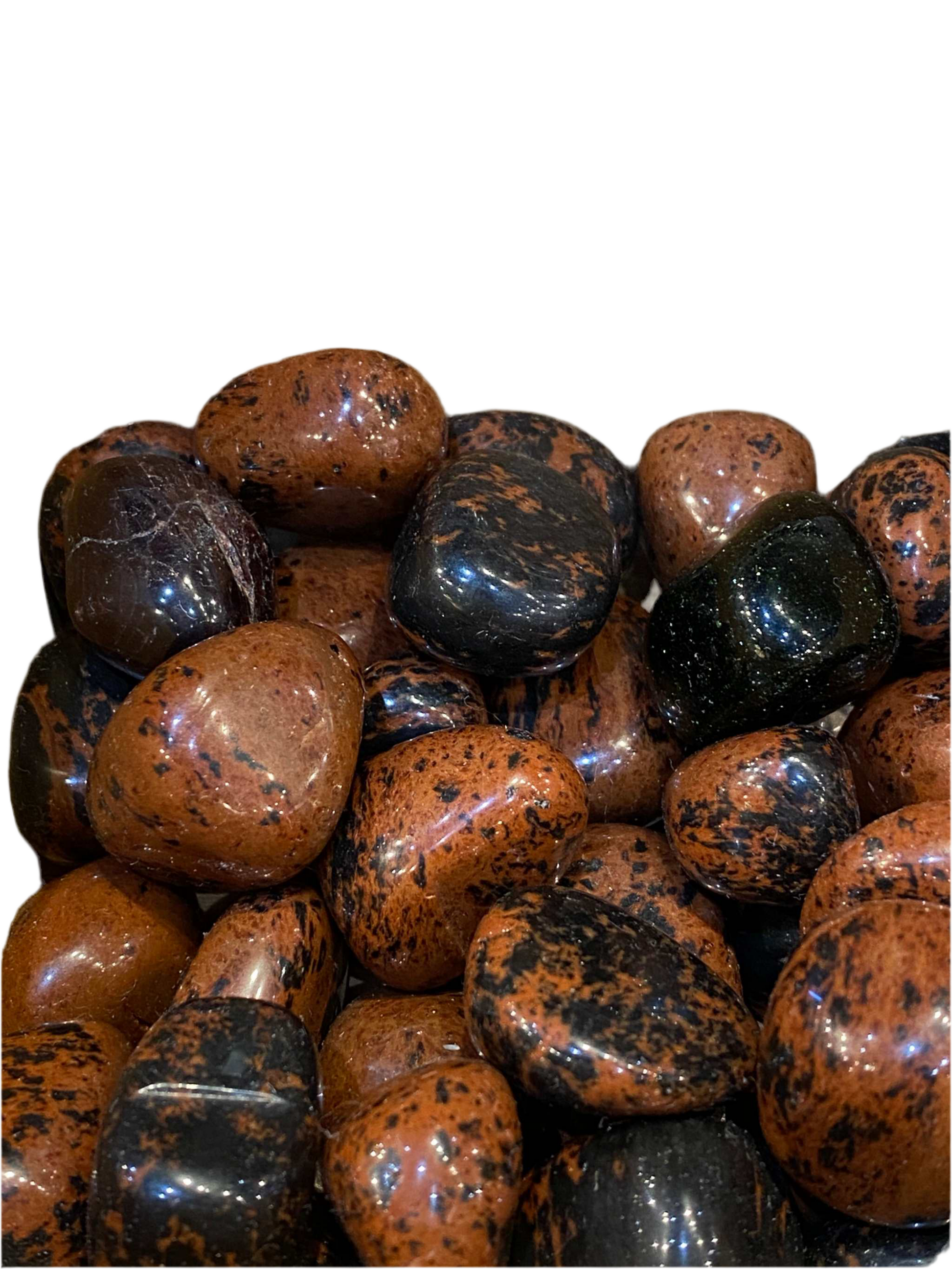Obsidian Mahogany Tumbled Stone 