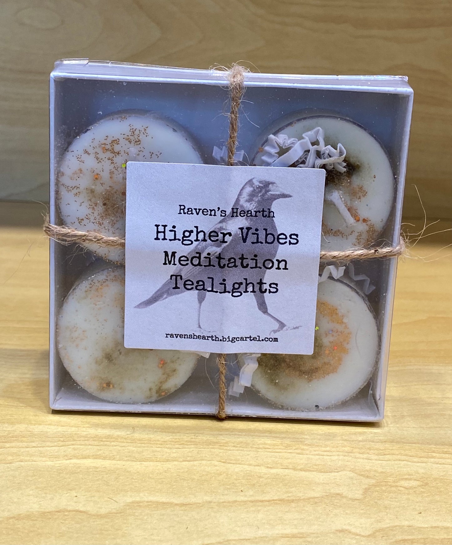 Higher Vibes Meditation Tealights