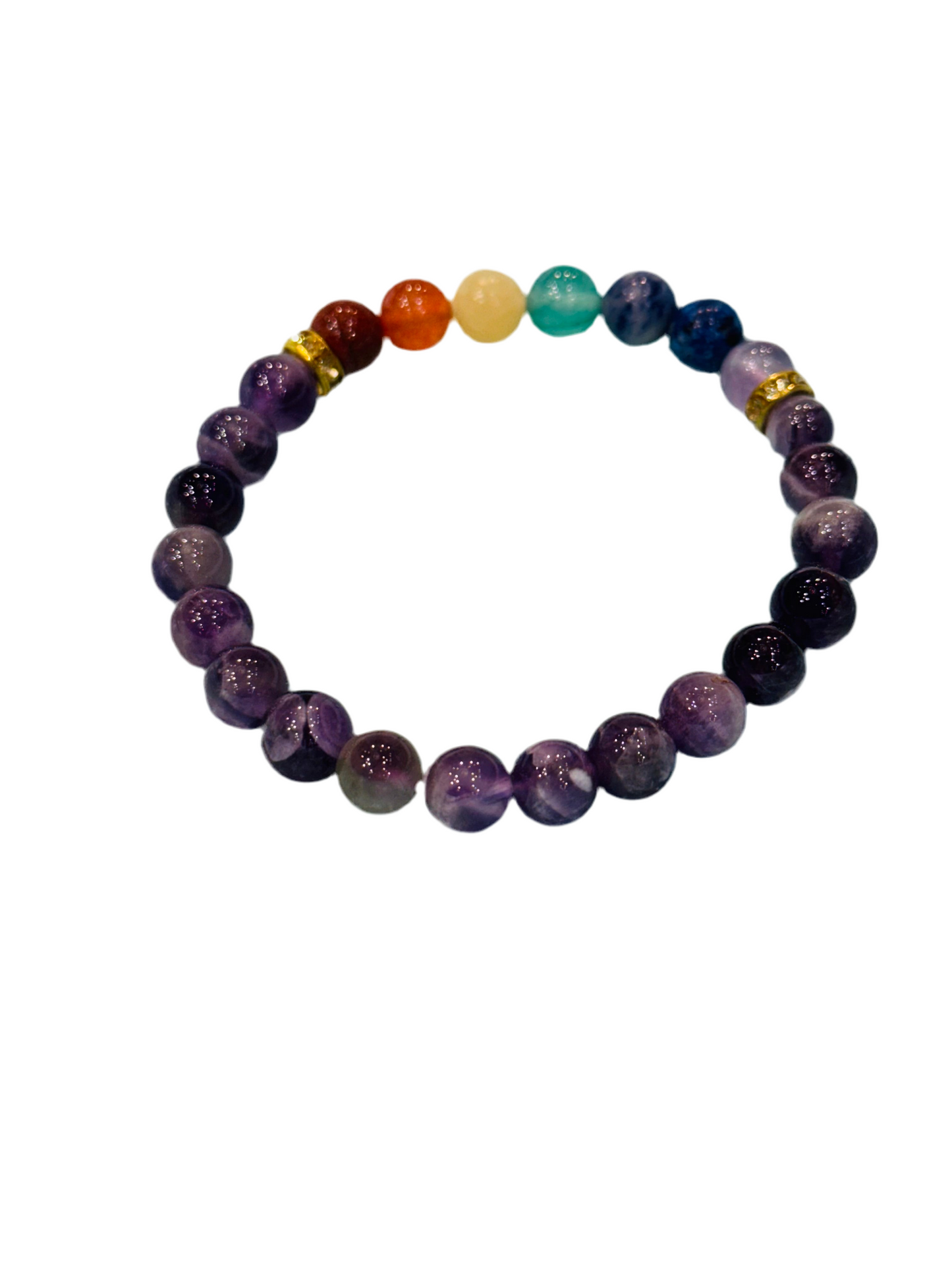 Amethyst Chakra Gemstone Bracelet