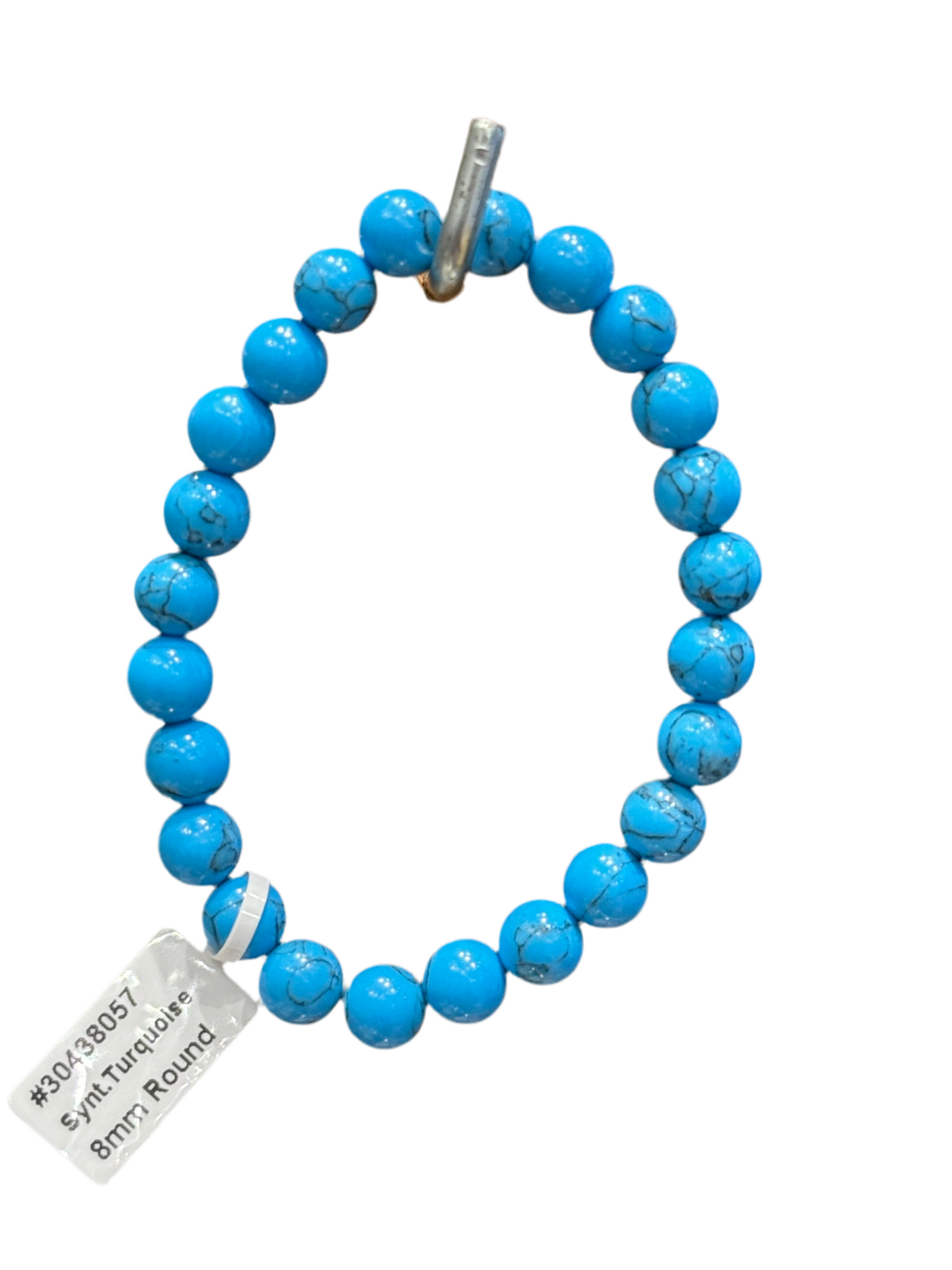 Turquoise Howlite Beaded String Bracelet