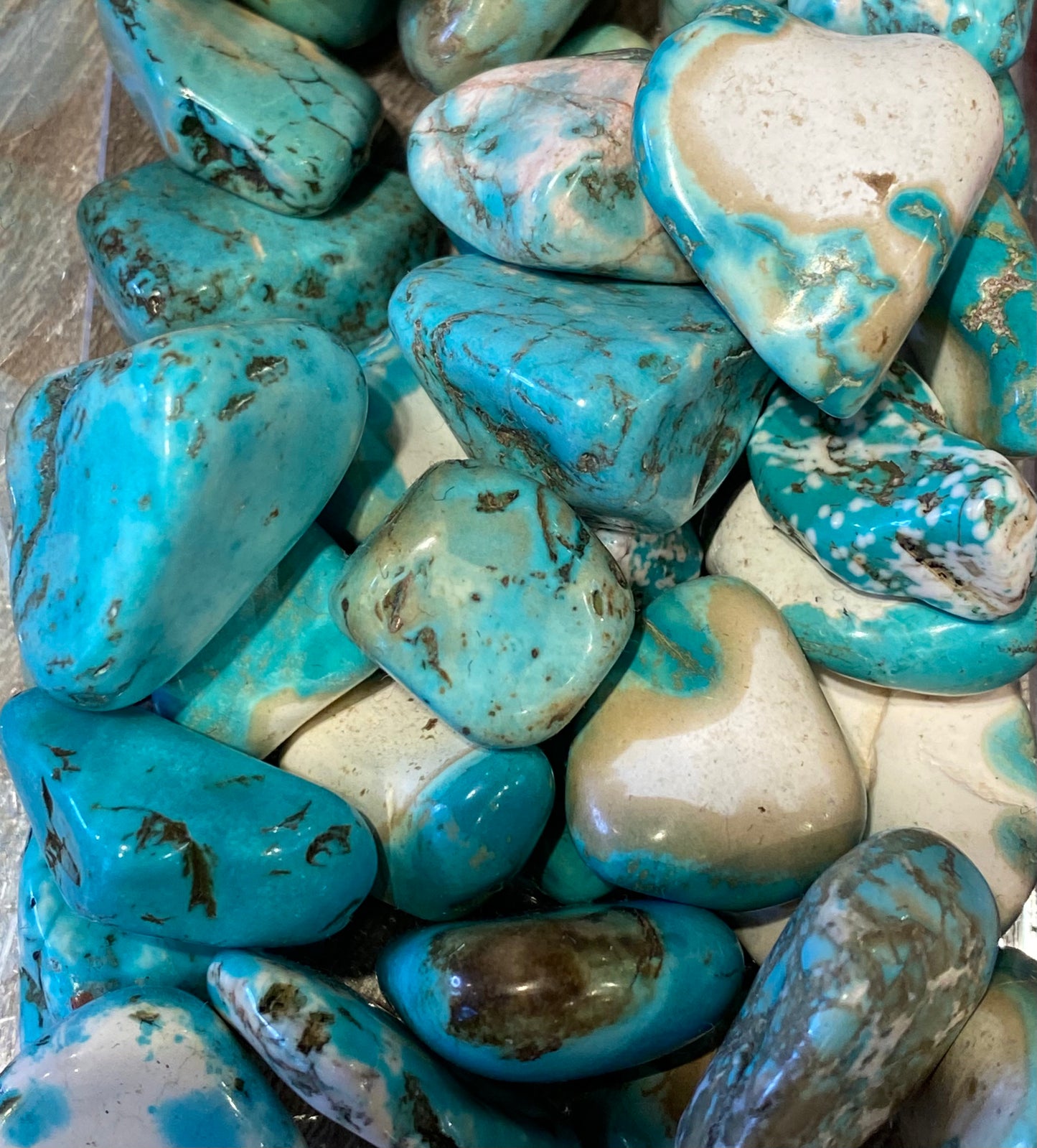 Chrysocolla Light Polished Tumbled Stone 1pc