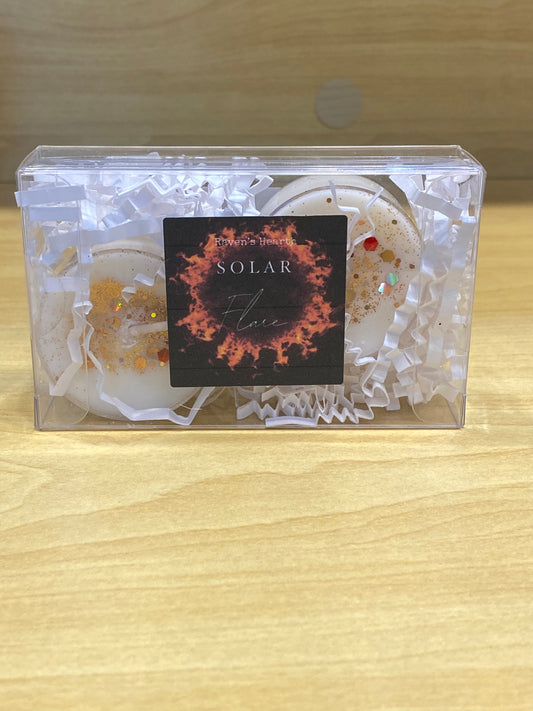 Solar Flare Tea Light Candle Set