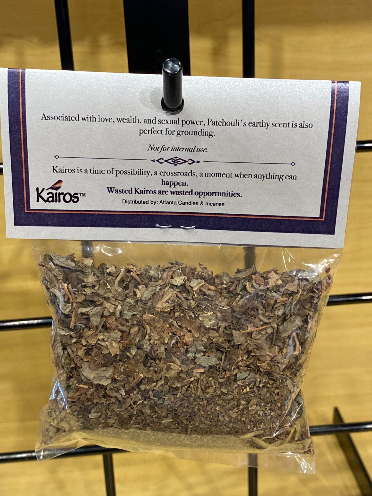 Kairos Patchouli  Cut and Sifted