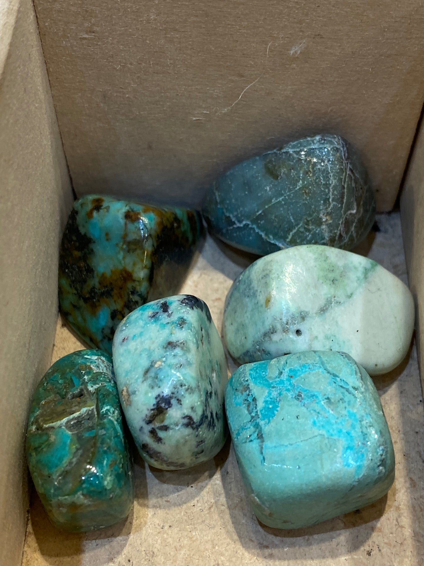 Chrysocolla Light Polished Tumbled Stone 1pc