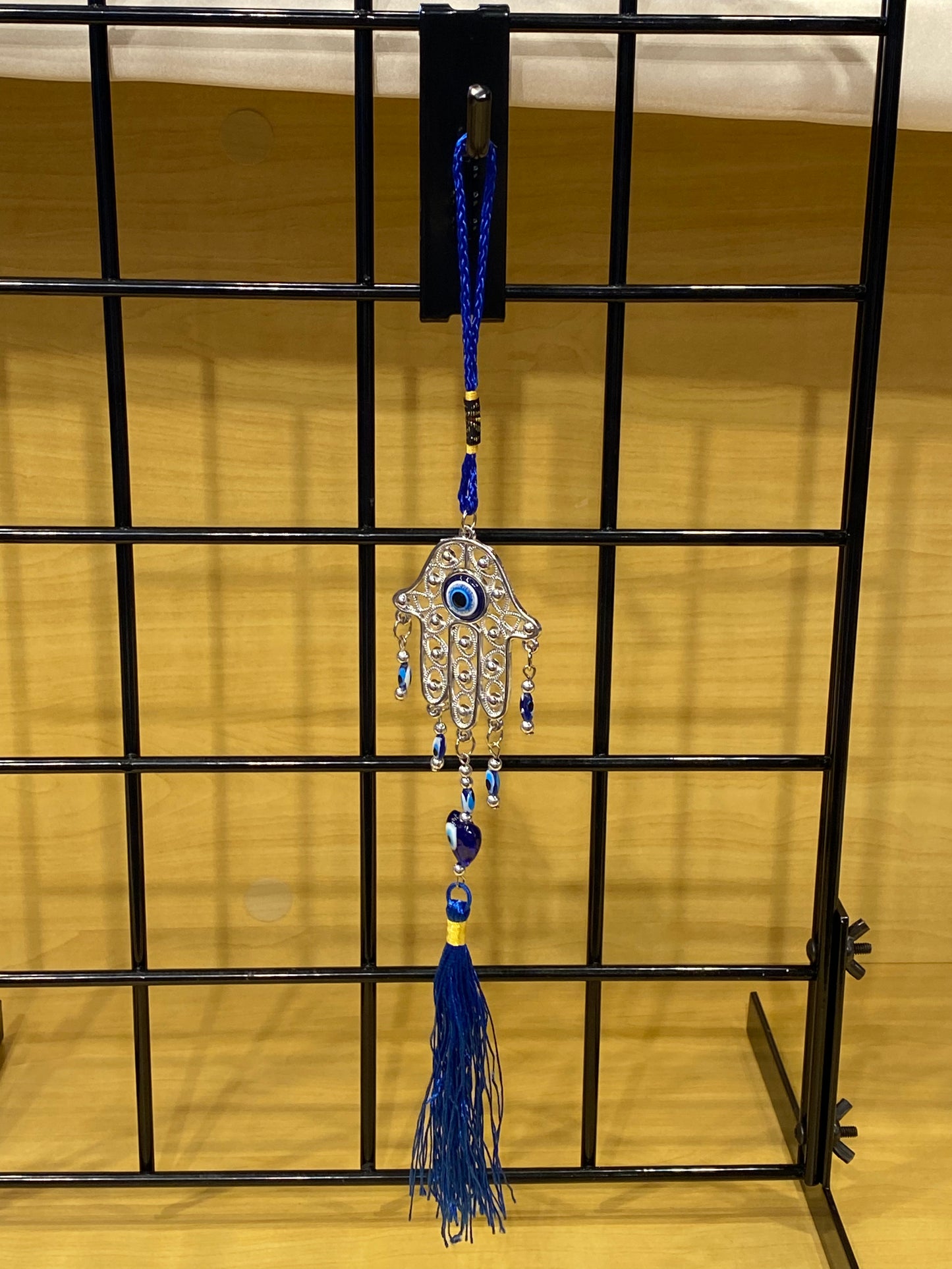 Hamsa Door & Wall Talisman W/Evil Eye Amulet and Tassel