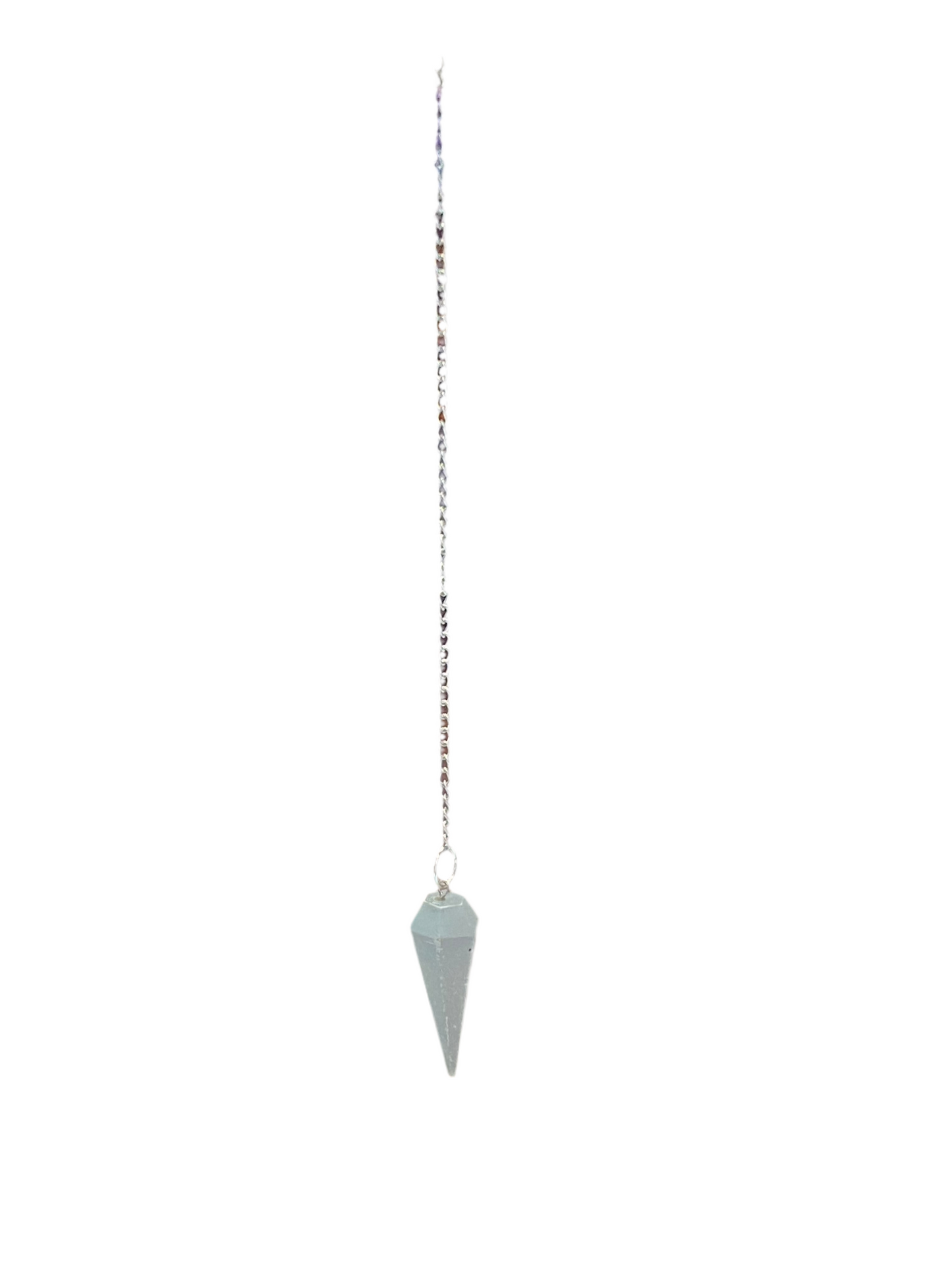 Selenite Point Pendulum