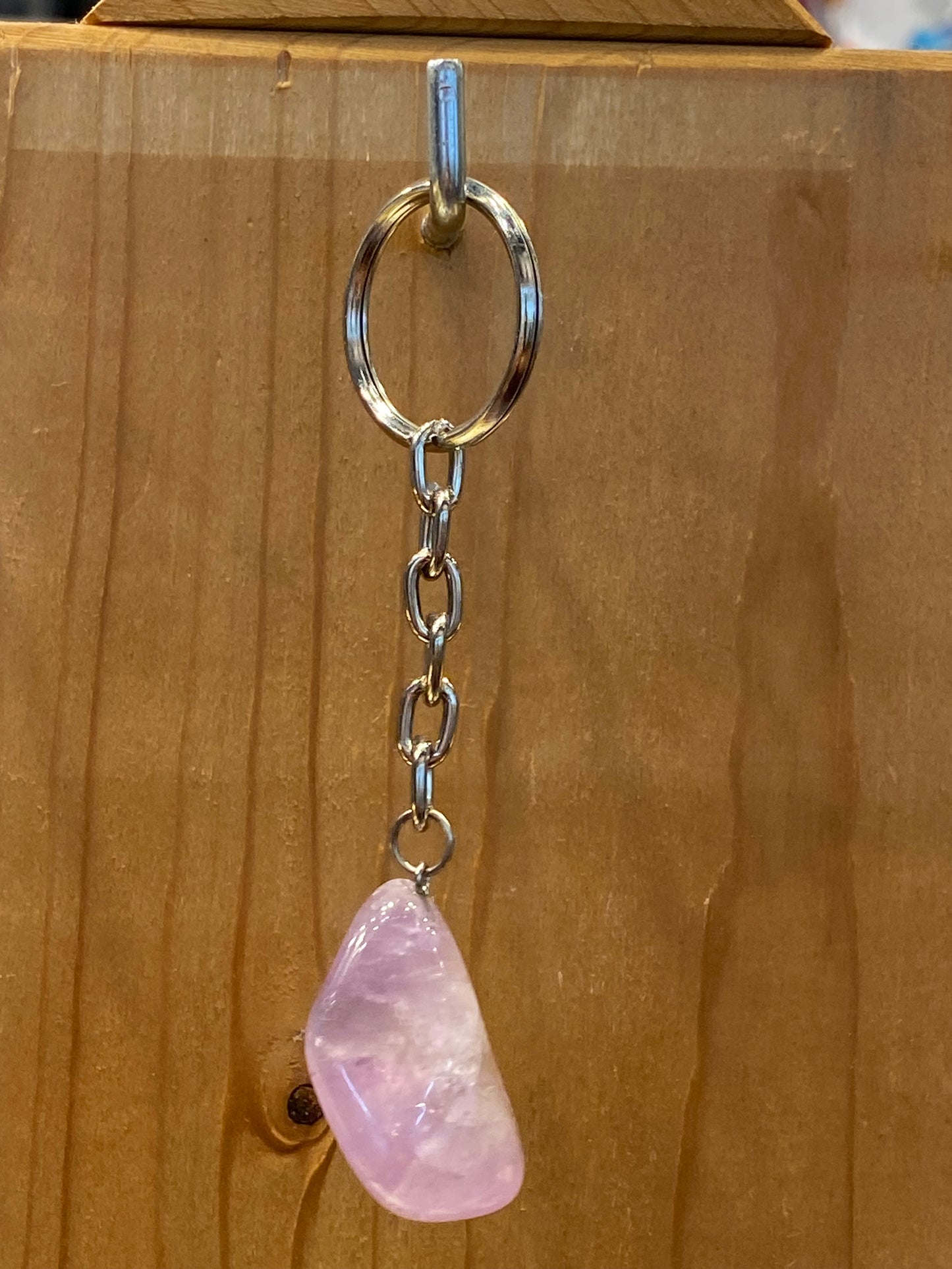 Amethyst Gemstone Keychain