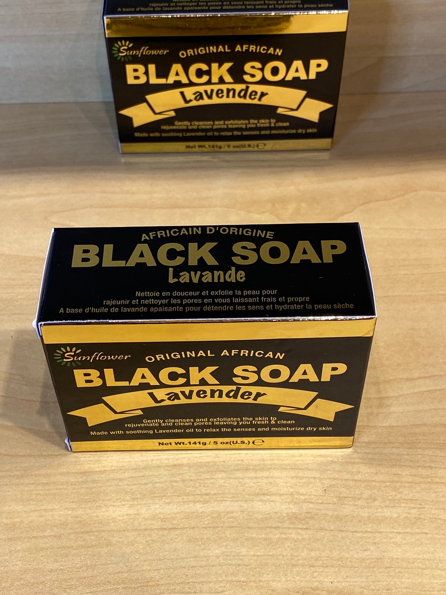 Sunflower Original African Black Soap Lavender