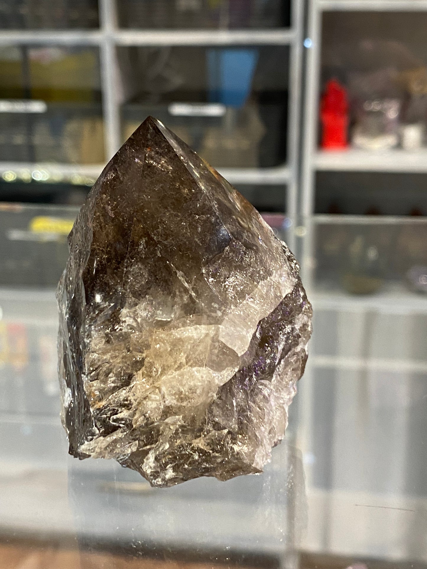 Smoky Quartz Point Polished Specimen Stone