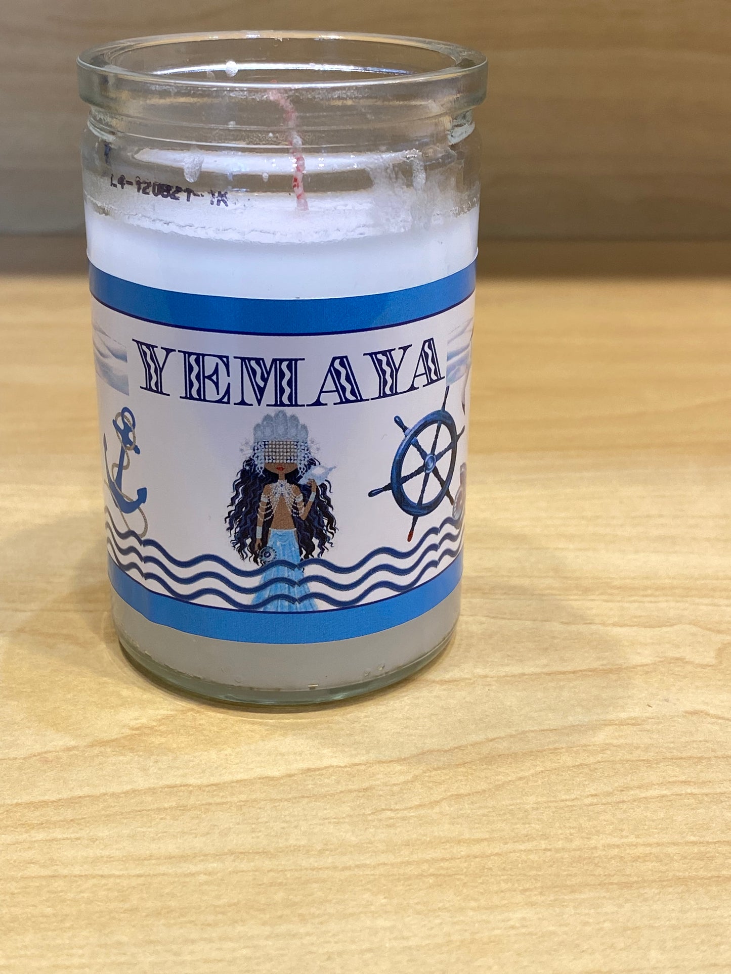 Yemaya Votive 3 Day White Candle