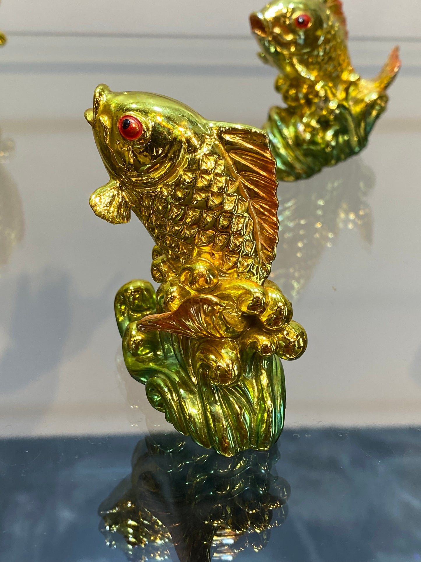 Feng Shui Golden Color Good Luck Fish 1pc