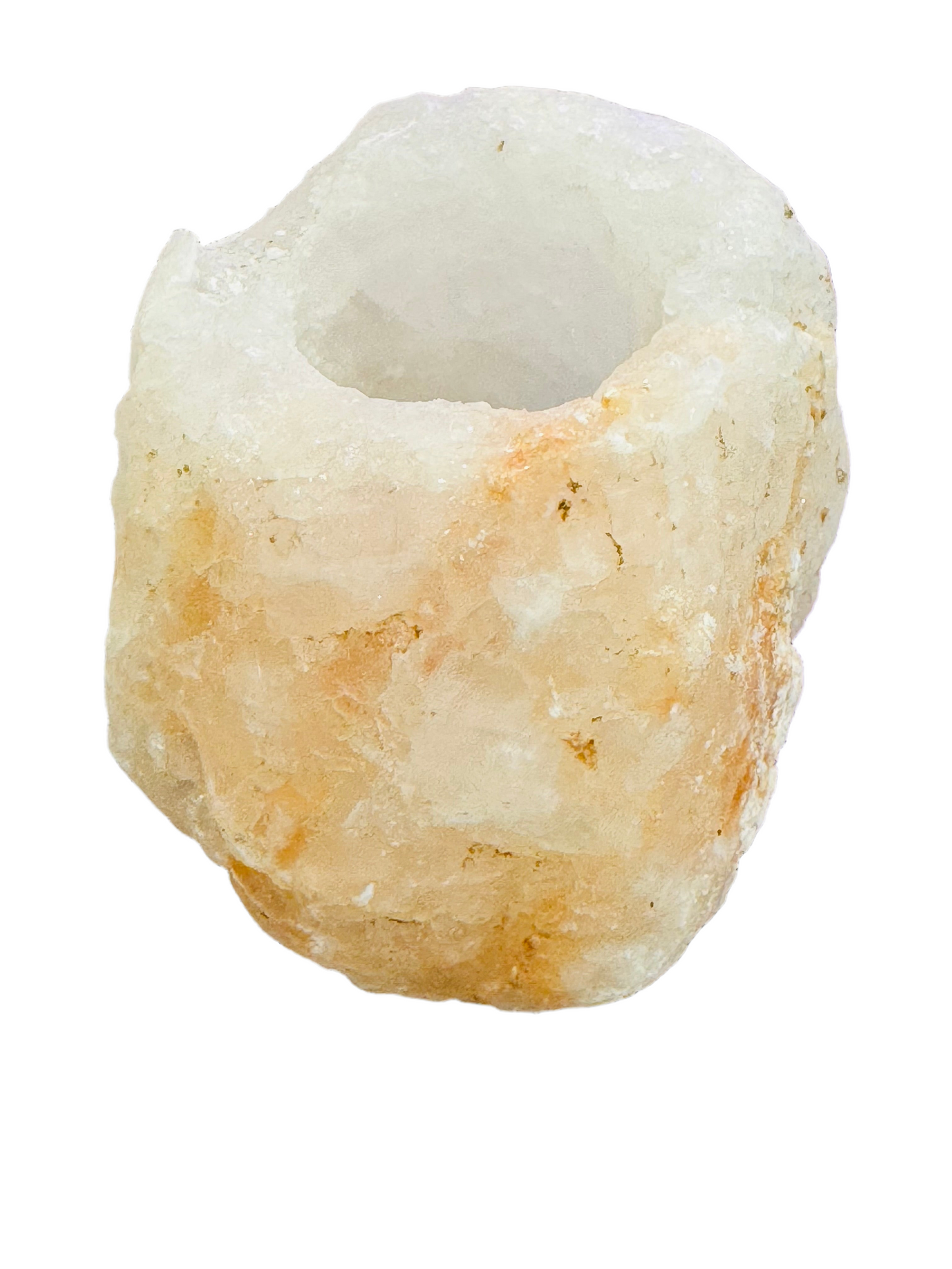 Himalayan Raw Salt Tea Light Candle Holder