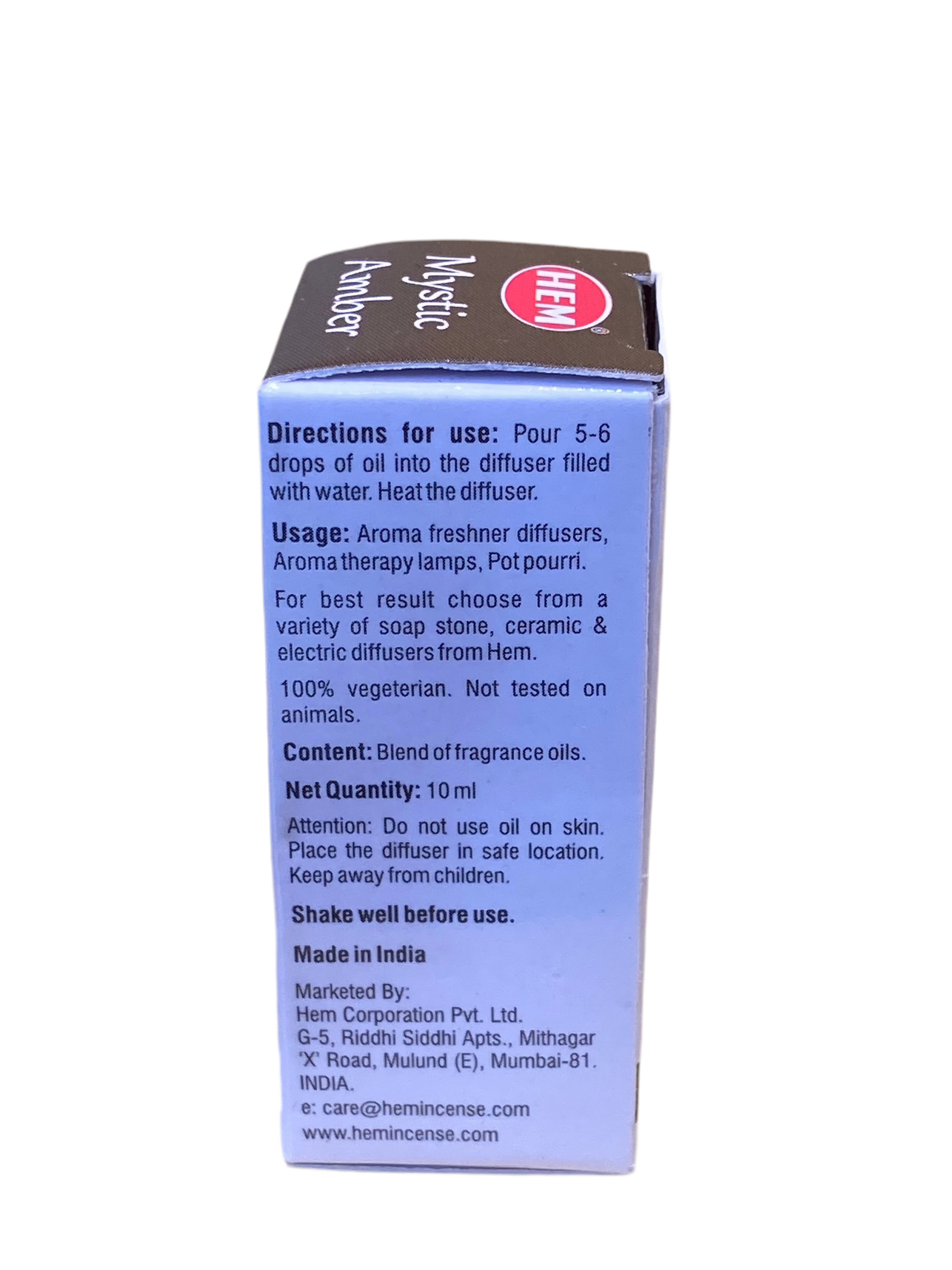 Hem Aroma Oil Mystic Amber