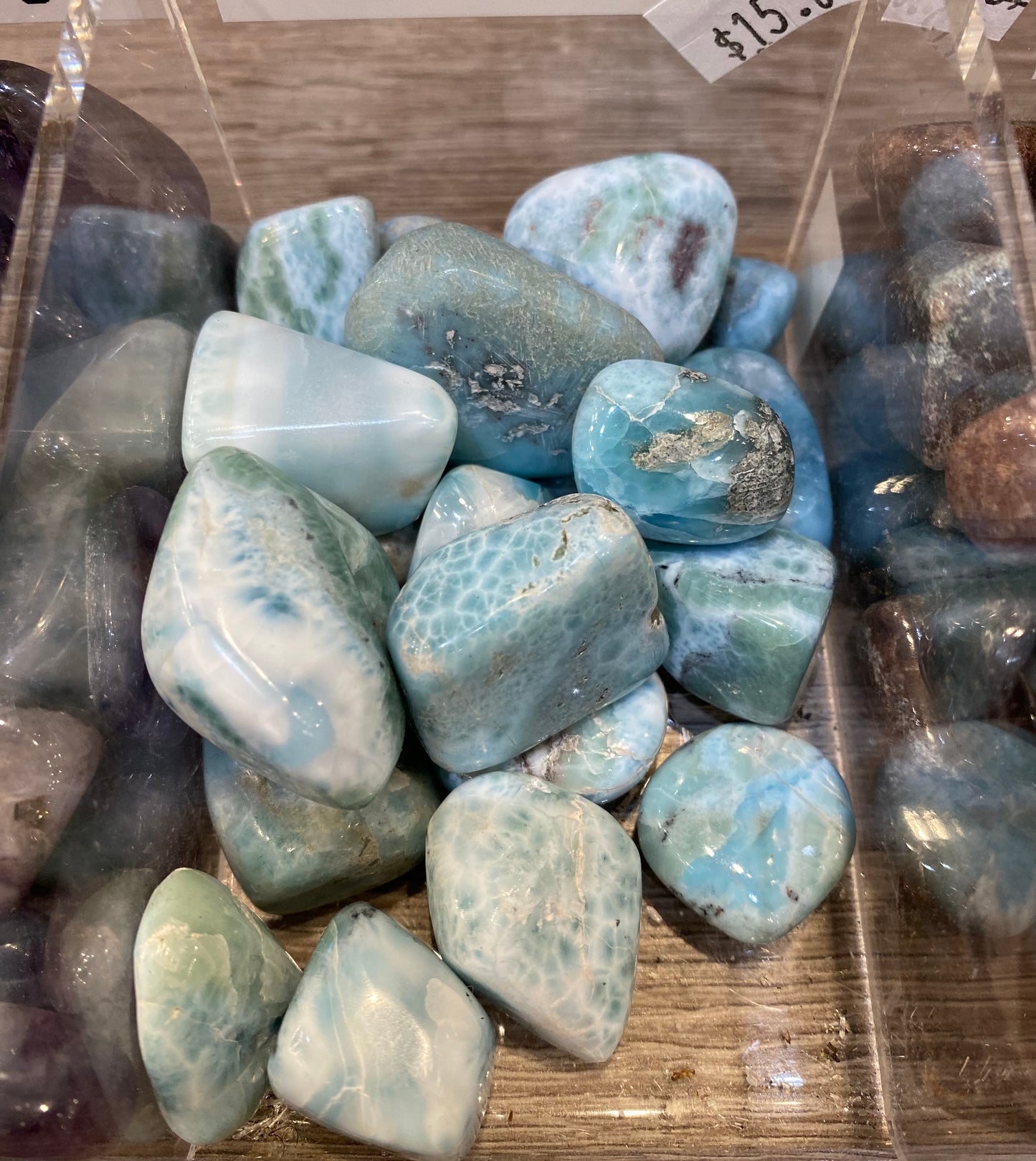 Larimar Tumbled Loose Stone 1pc