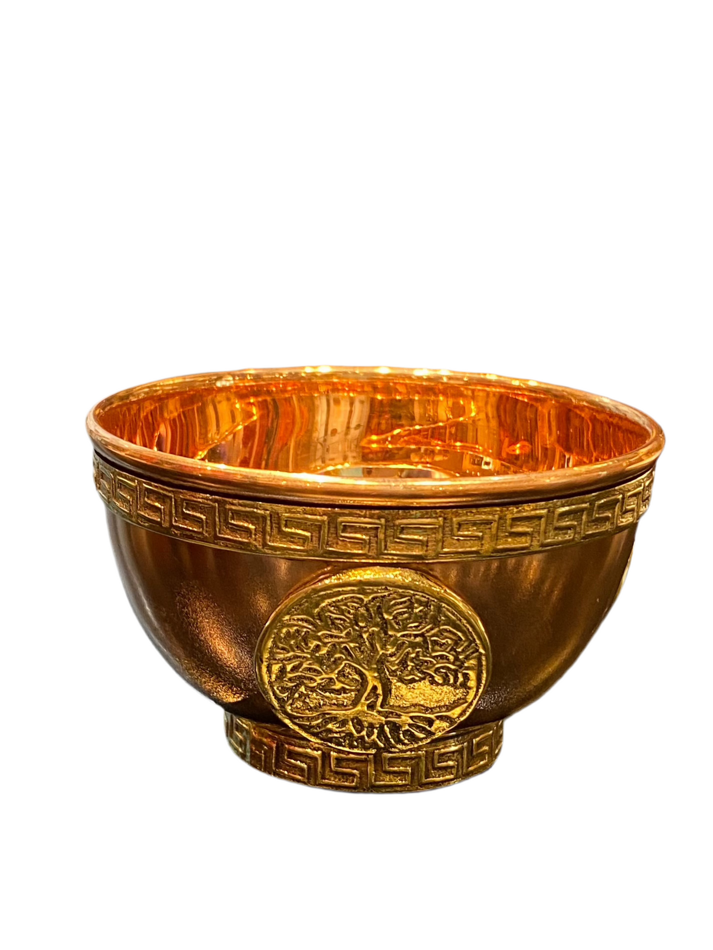 Copper Offering Bowl Tree of Life 