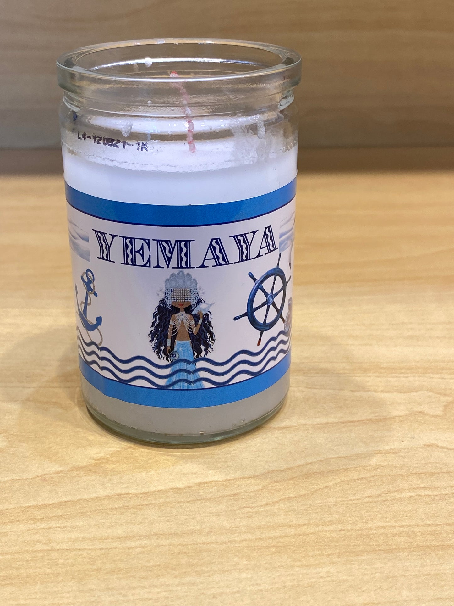 Yemaya Votive 3 Day White Candle