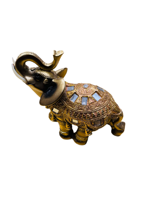 Golden Mirror Elephant Medium