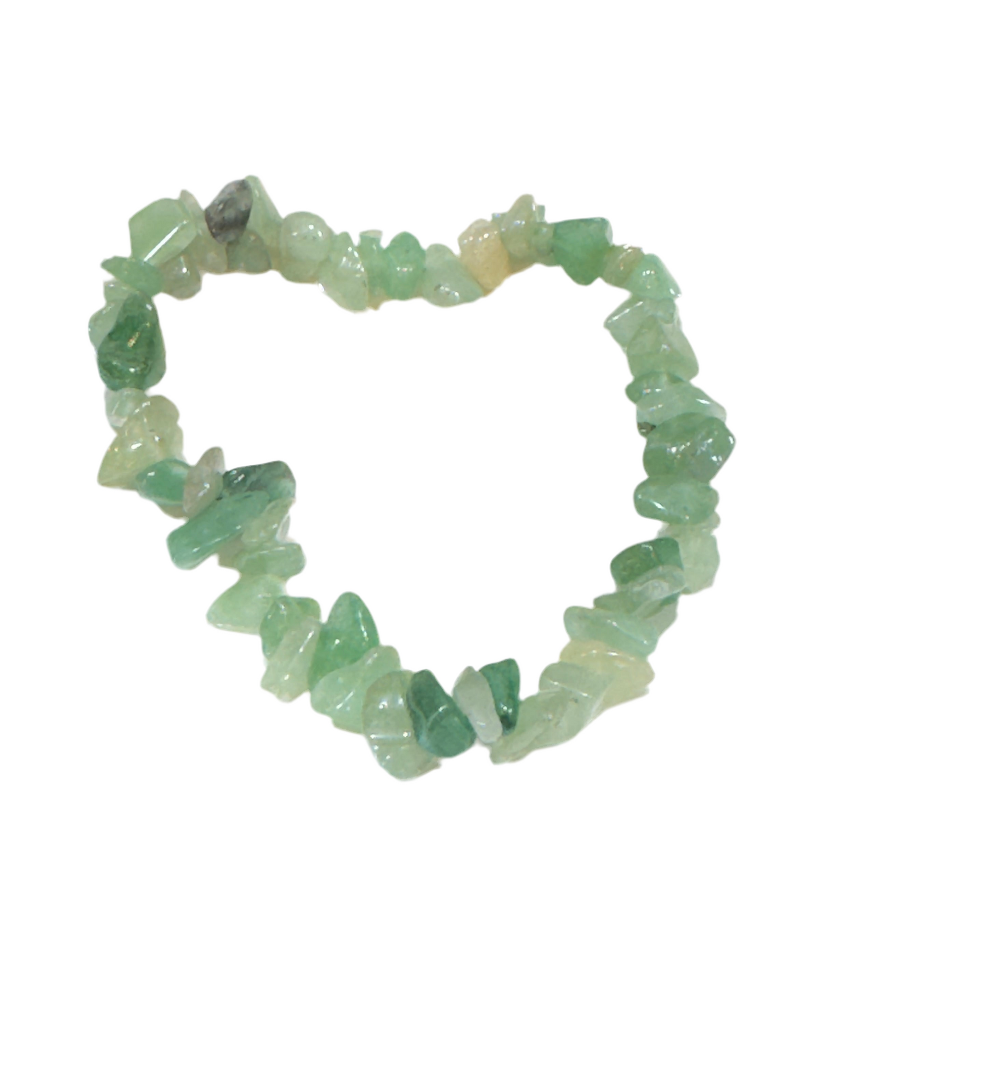 Green Aventurine Pebble Chips Bracelet