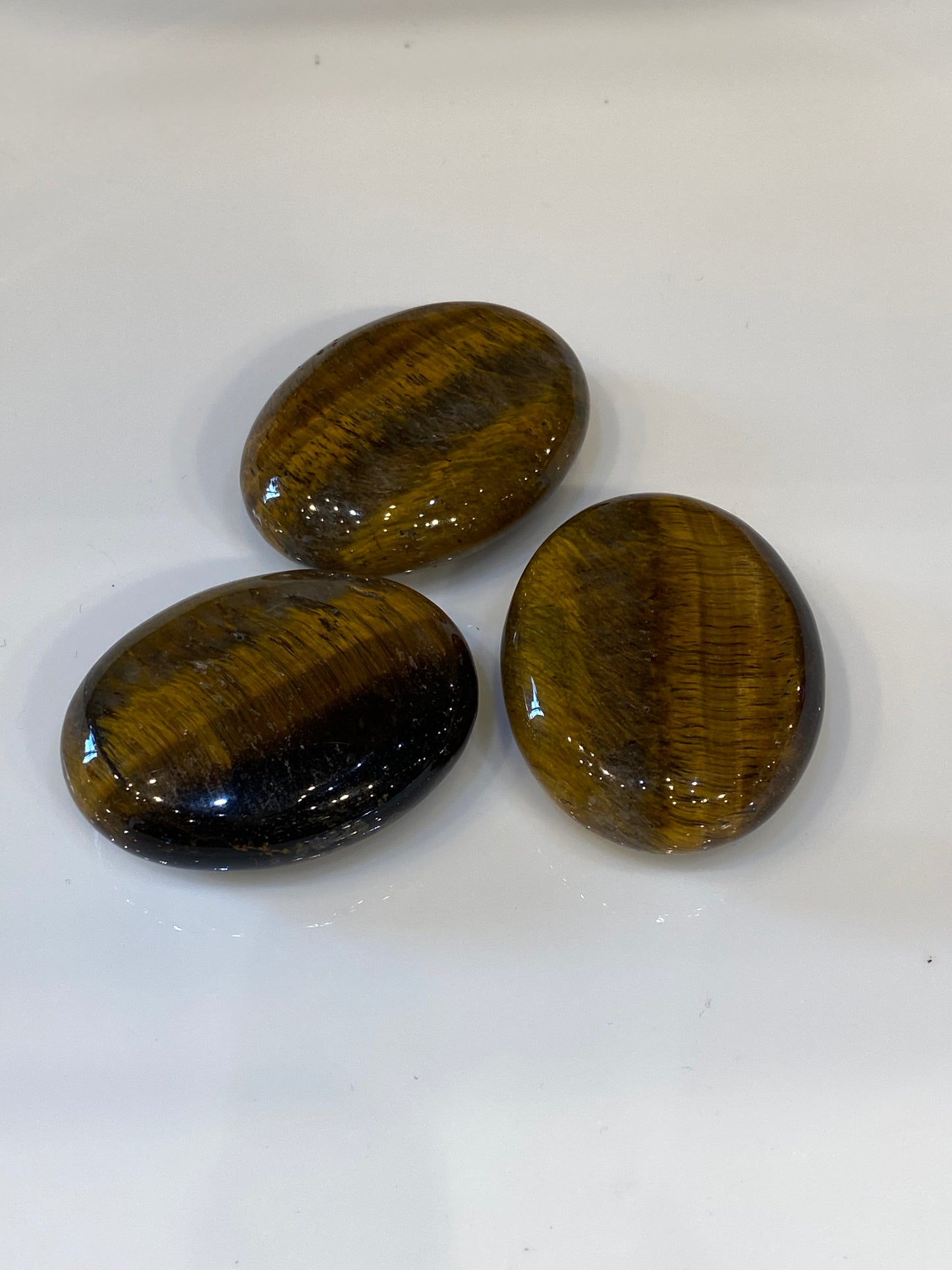 Tiger's Eye Polished Palm Stone 1pc