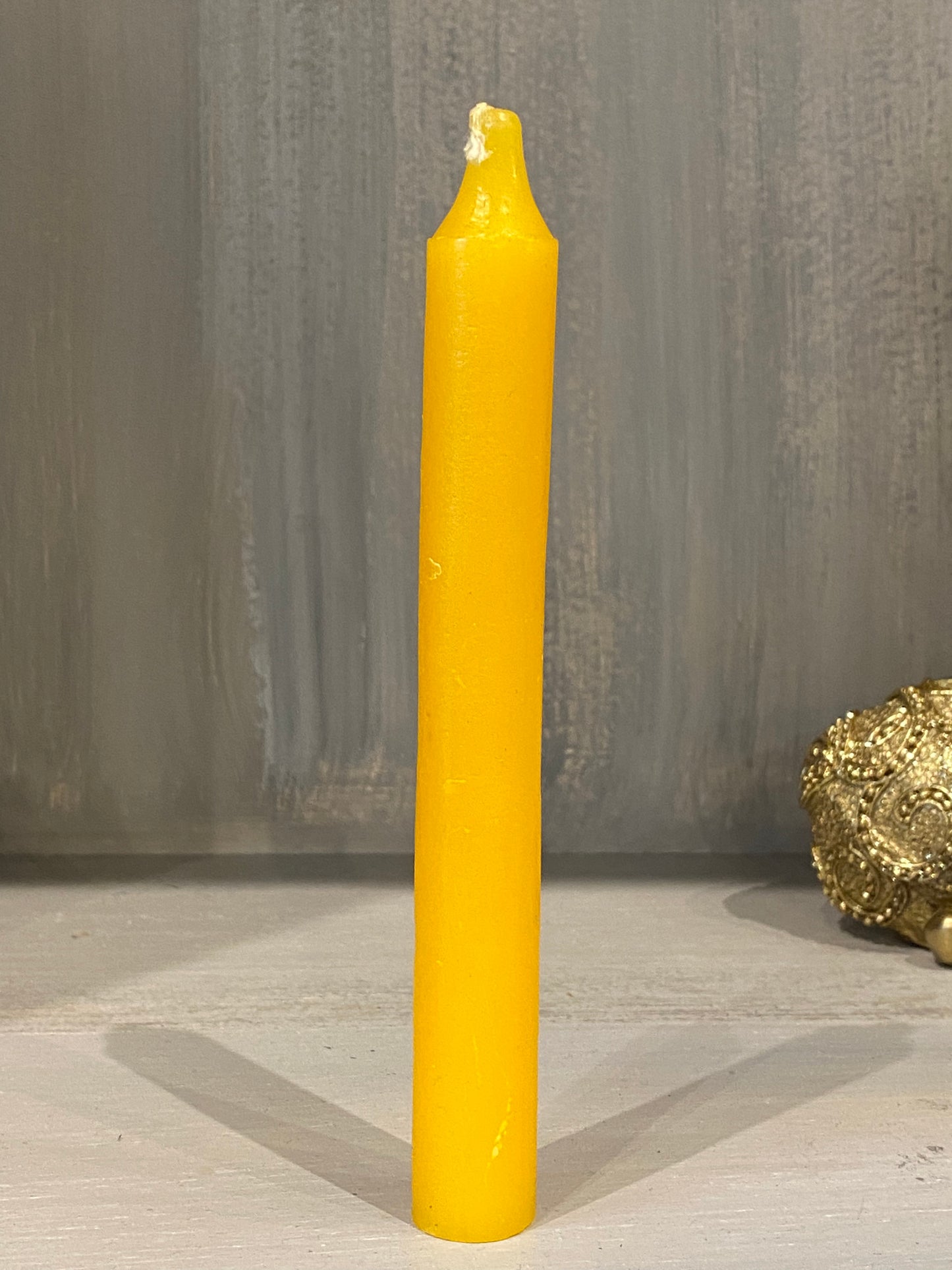 Yellow 6” Taper Household Candle