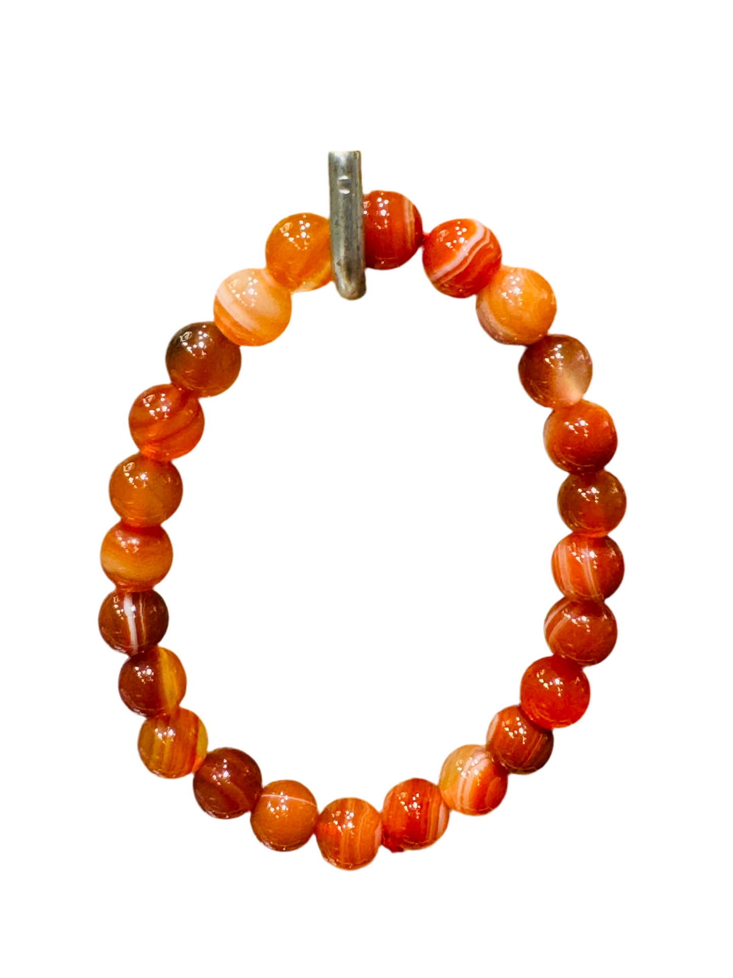 Carnelian Bead Bracelet