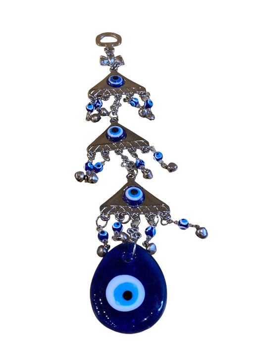 3-Tier Pyramid Evil Eye Wall Hanging