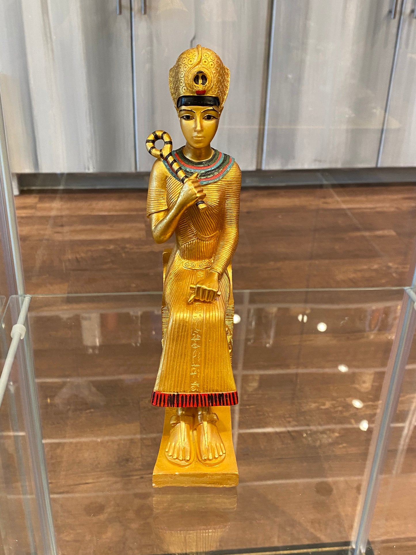 Egyptian Seated Gold Pharaoh