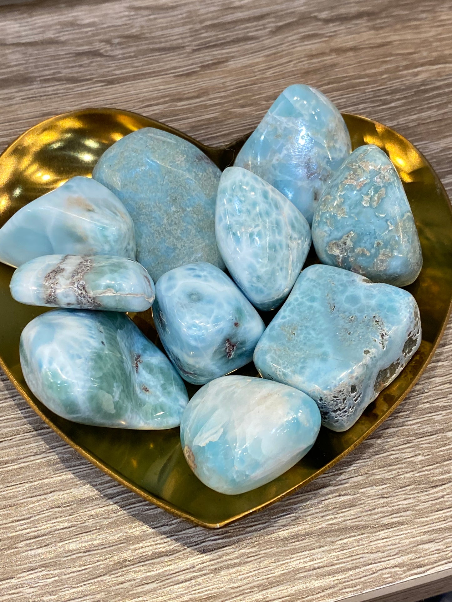 Larimar Tumbled Loose Stone 1pc