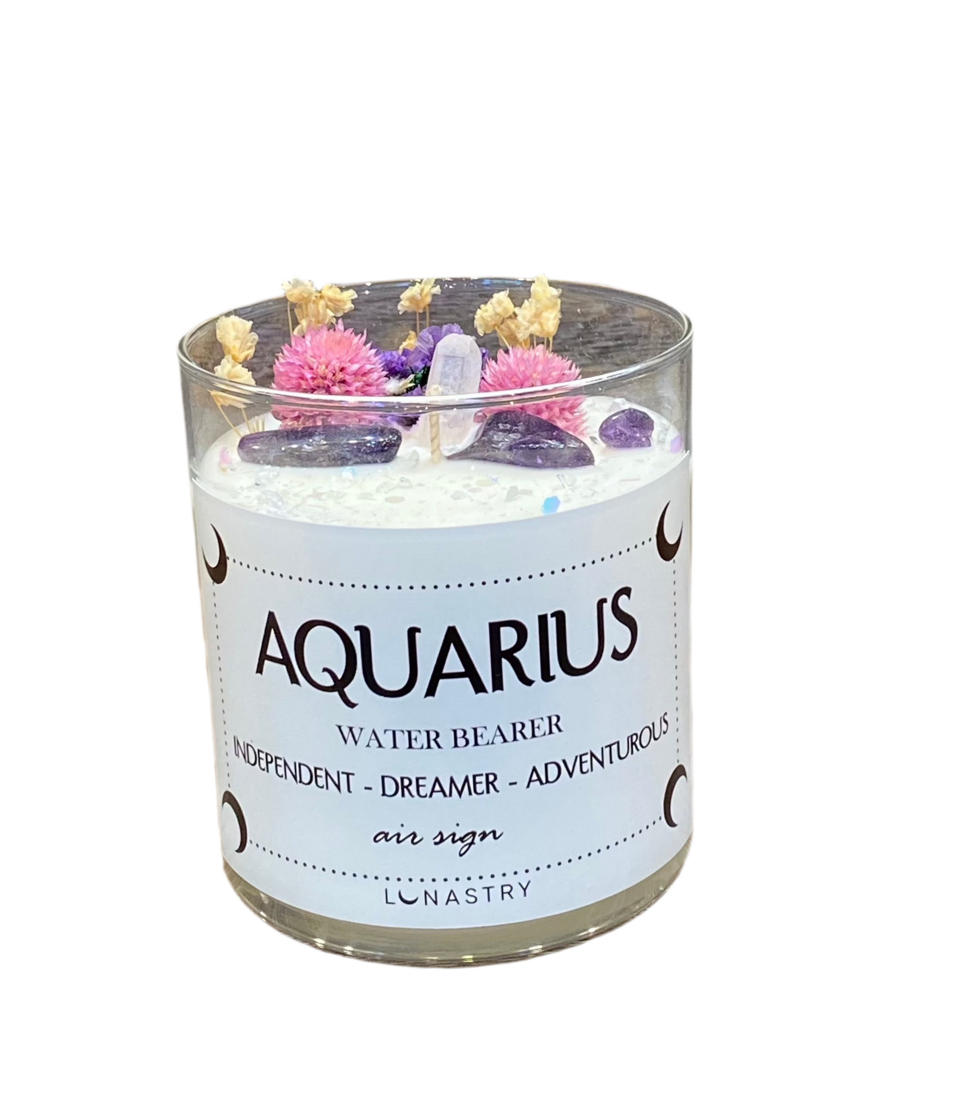 Lunastry Candle Aquarius