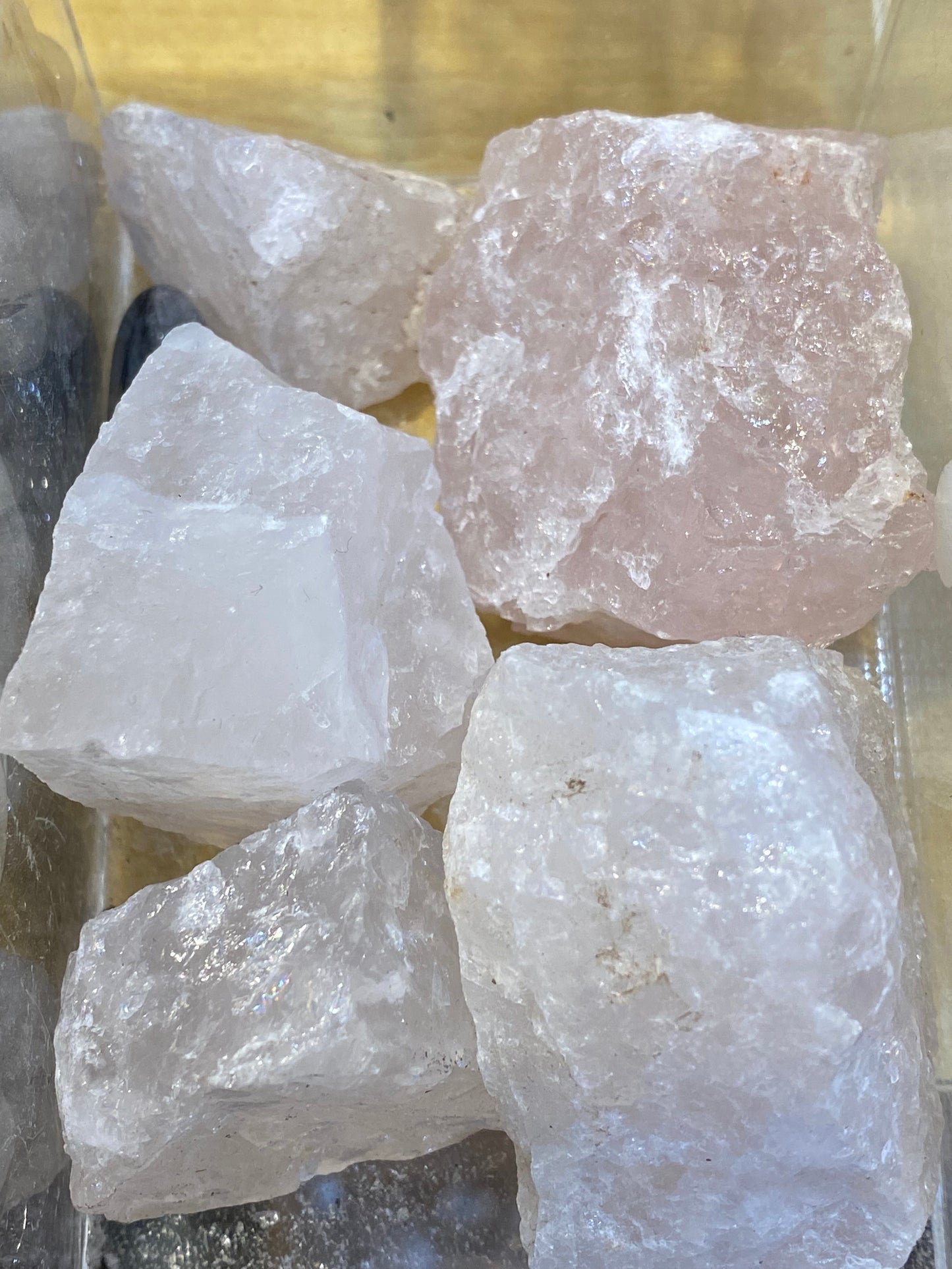 Rose Quartz Natural Rough Large Stone 1pc