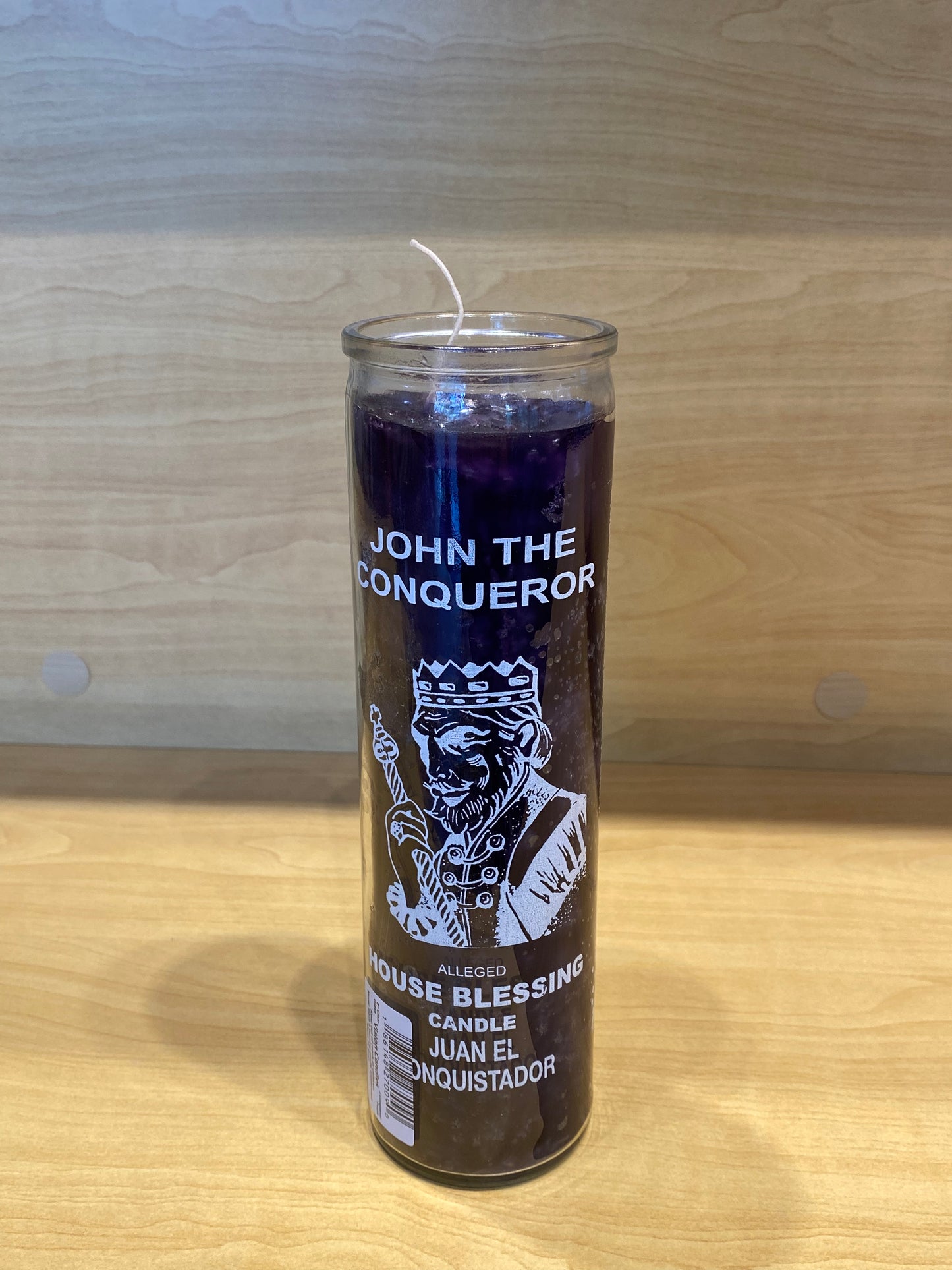 High John Conqueror 7 Day Candle Purple