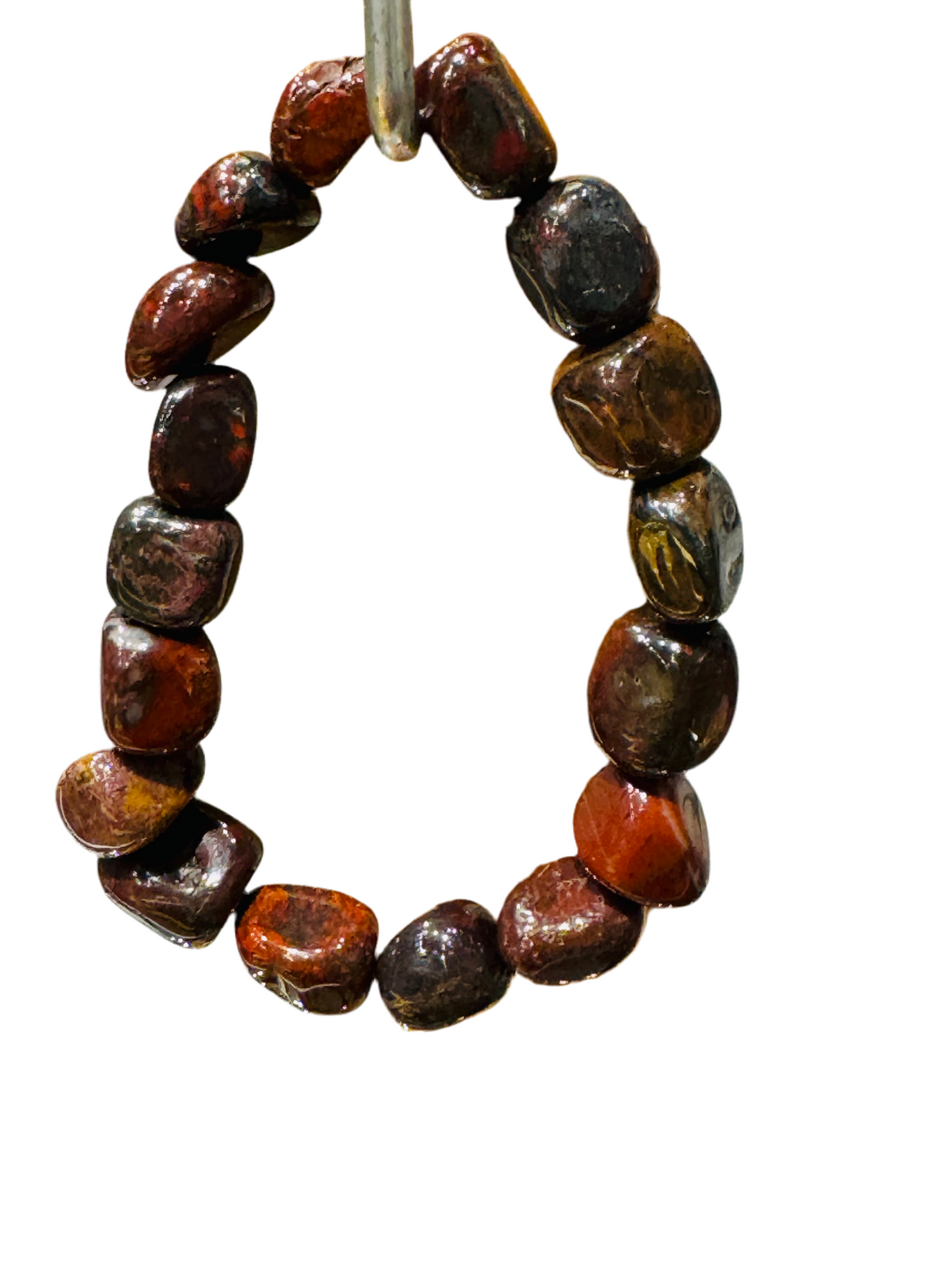 Brecciated Jasper  Tumbled Nugget Bracelet