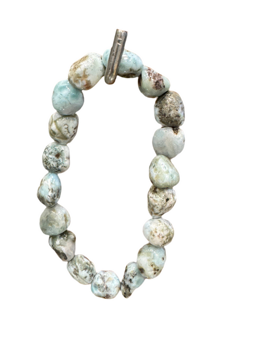 Larimar Beaded Bracelet