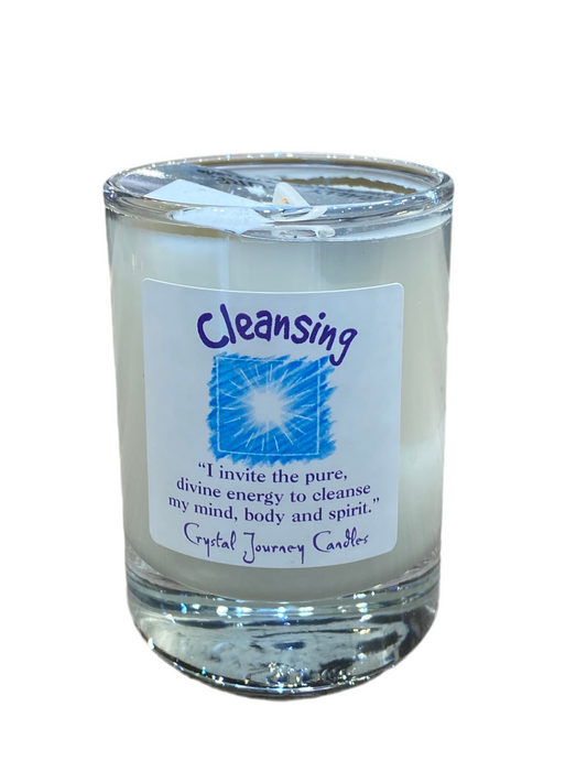 Crystal Journey Soy Votive Candle Cleansing