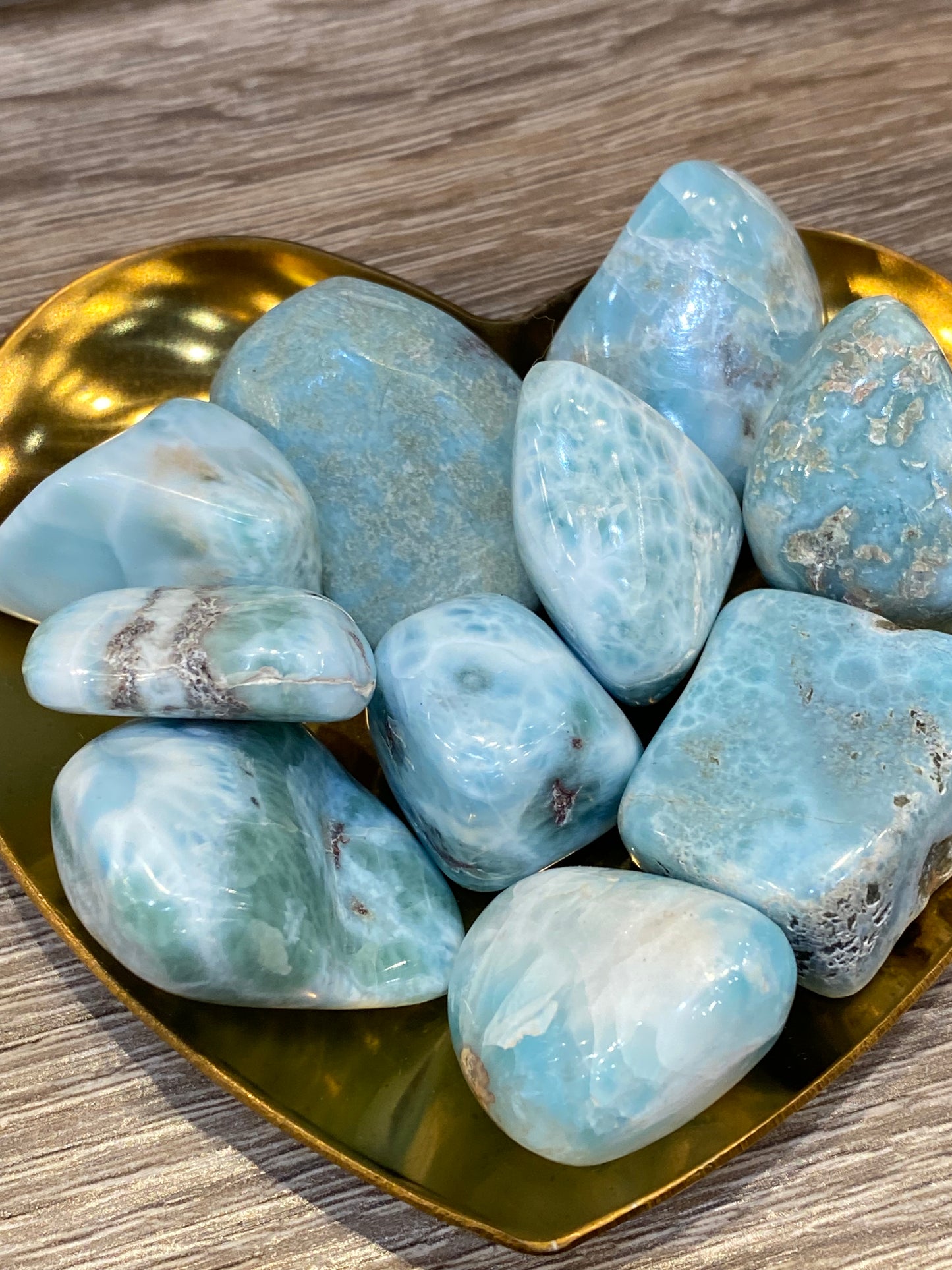 Larimar Tumbled Loose Stone 1pc