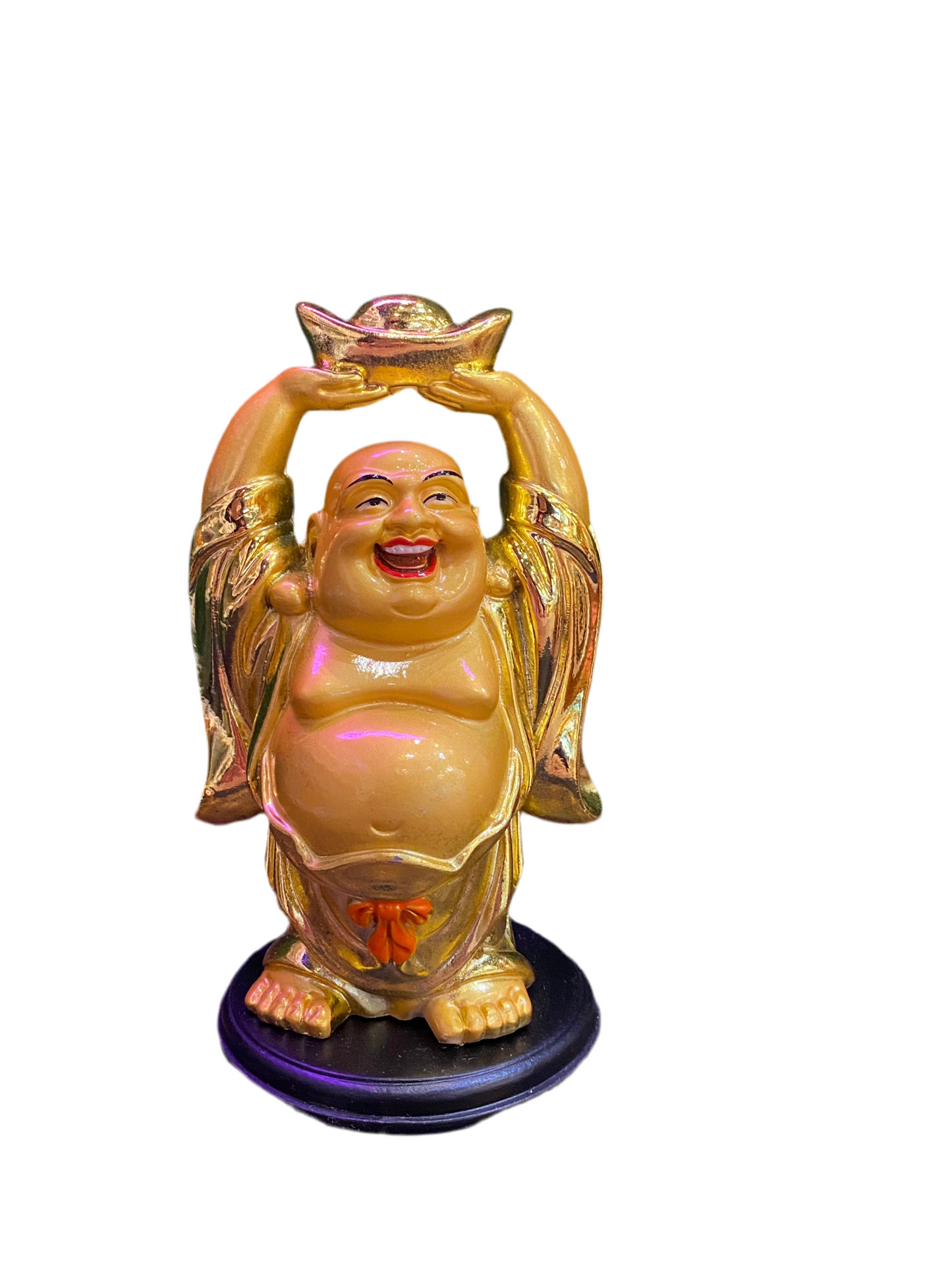 Colorful Feng Shui Gold Laughing Buddha 