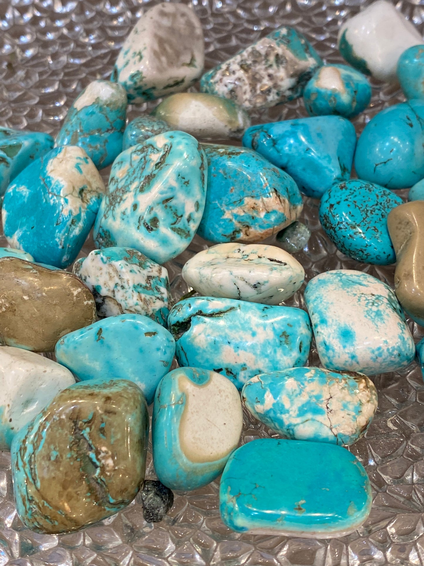 Chrysocolla Light Polished Tumbled Stone 1pc