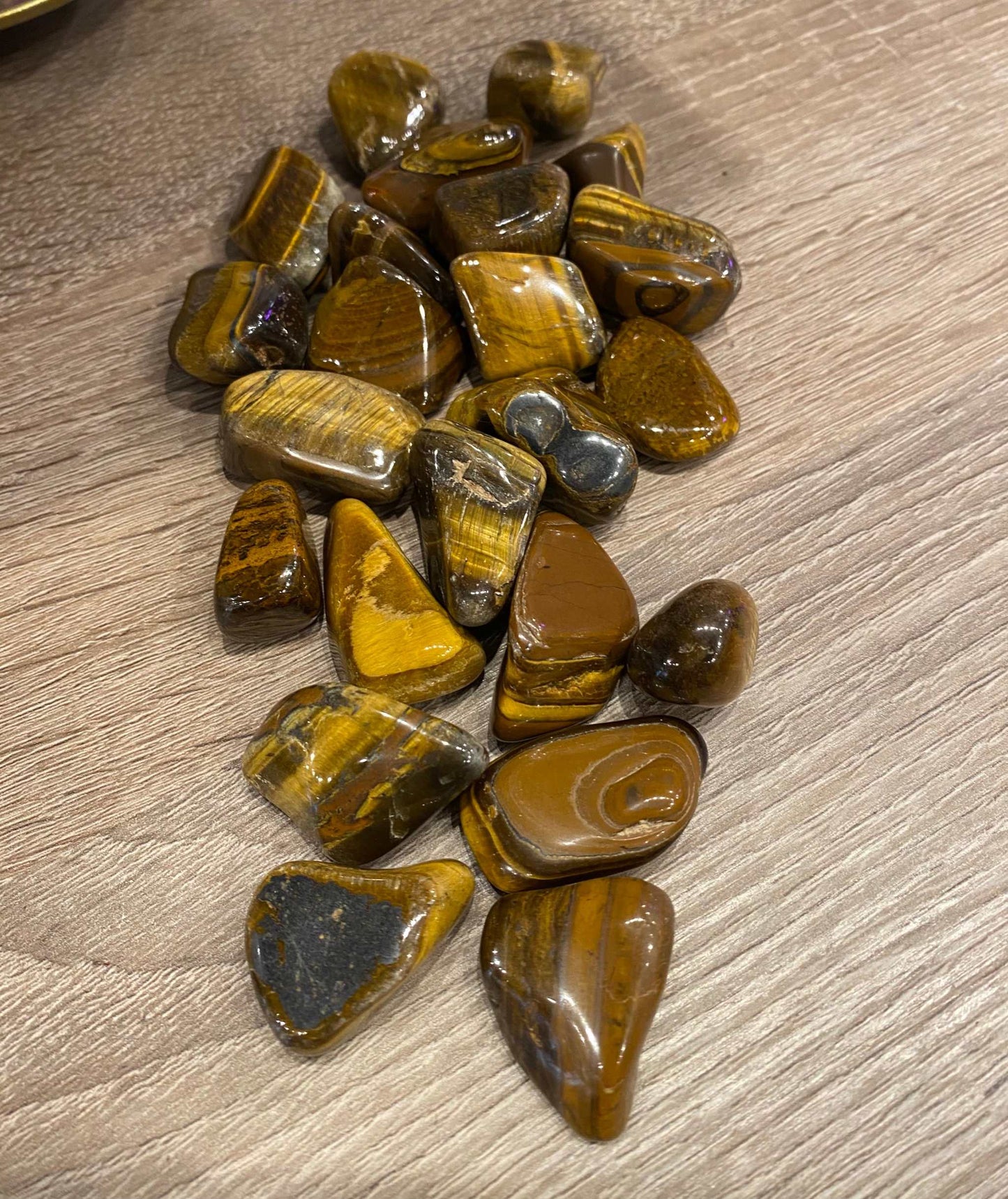 Tiger Eye Tumbled 