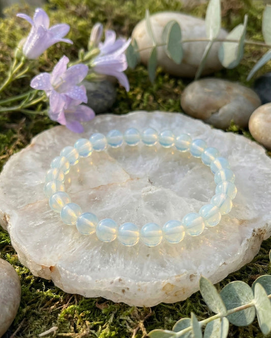 Opalite 7mm Stretch Gemstone Bracelet