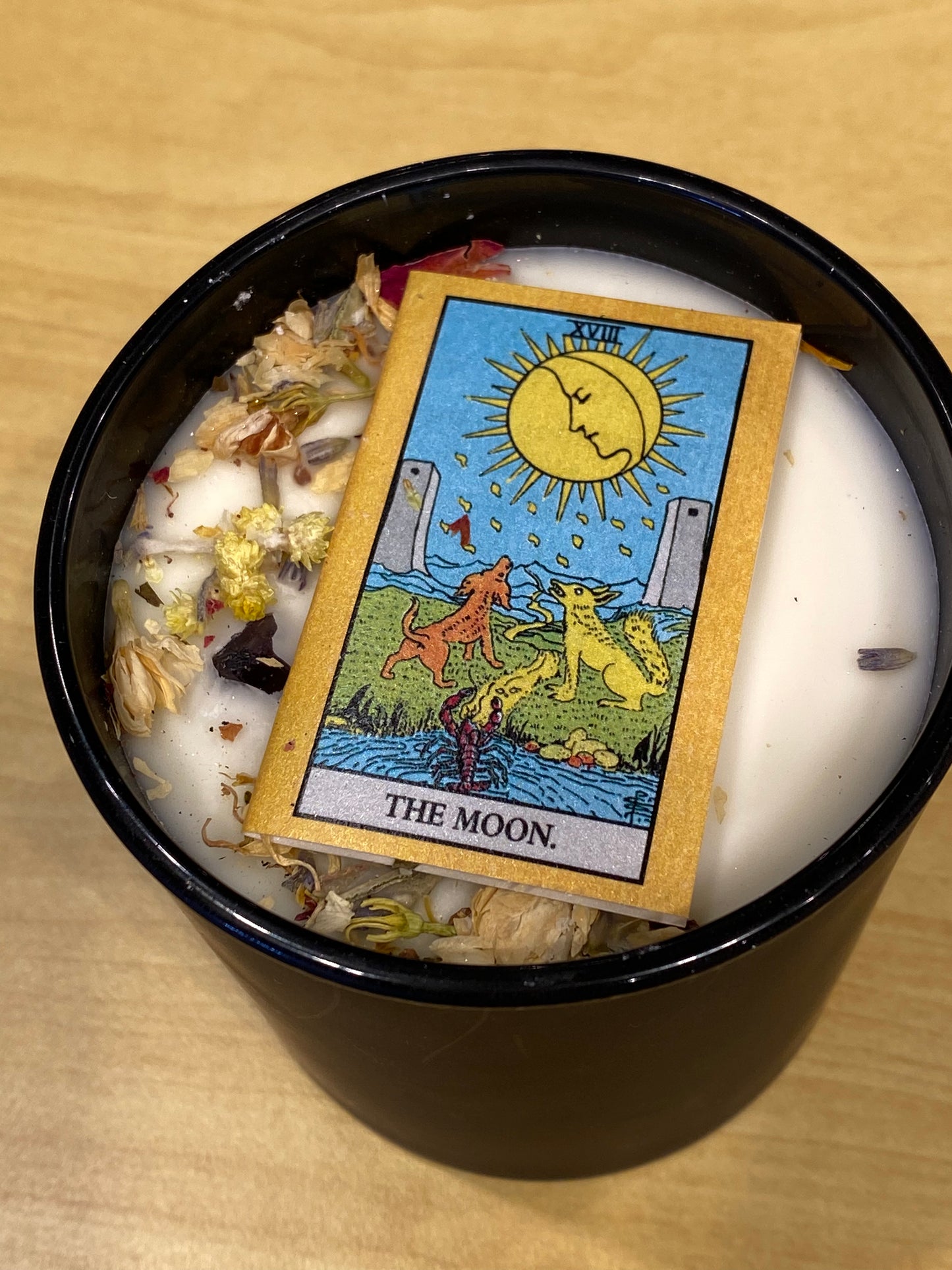 Moon Tarot Candle