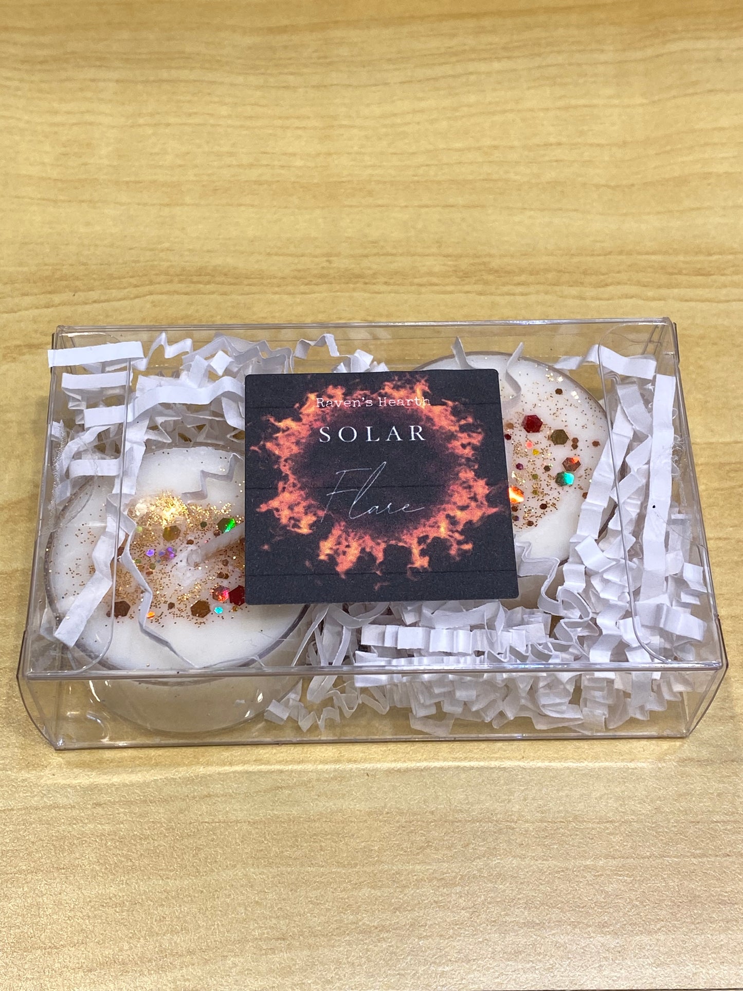 Solar Flare Tea Light Candle Set