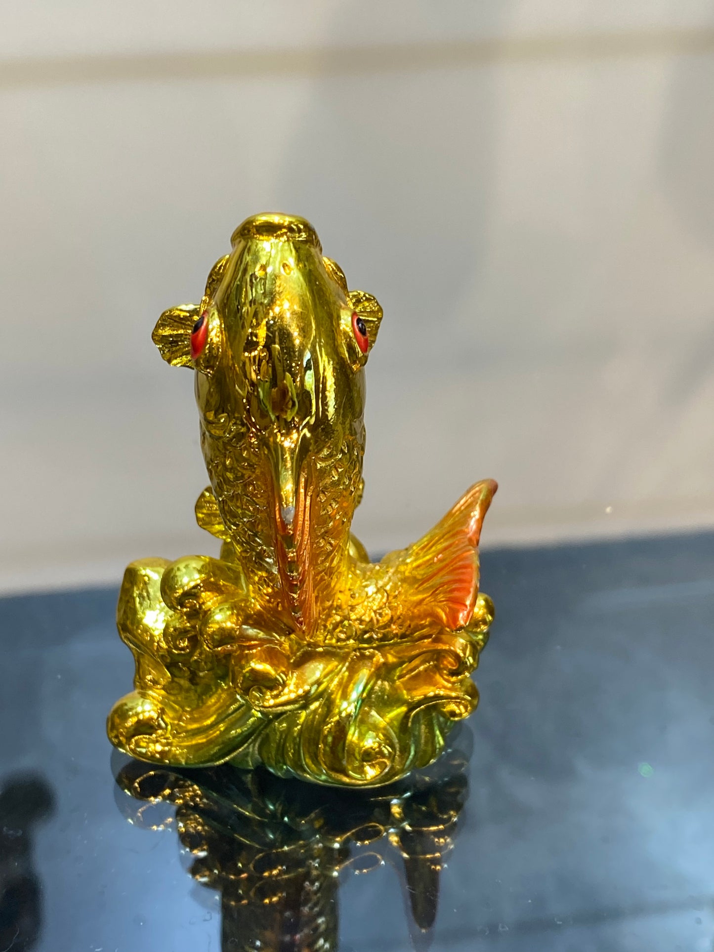 Feng Shui Golden Color Good Luck Fish