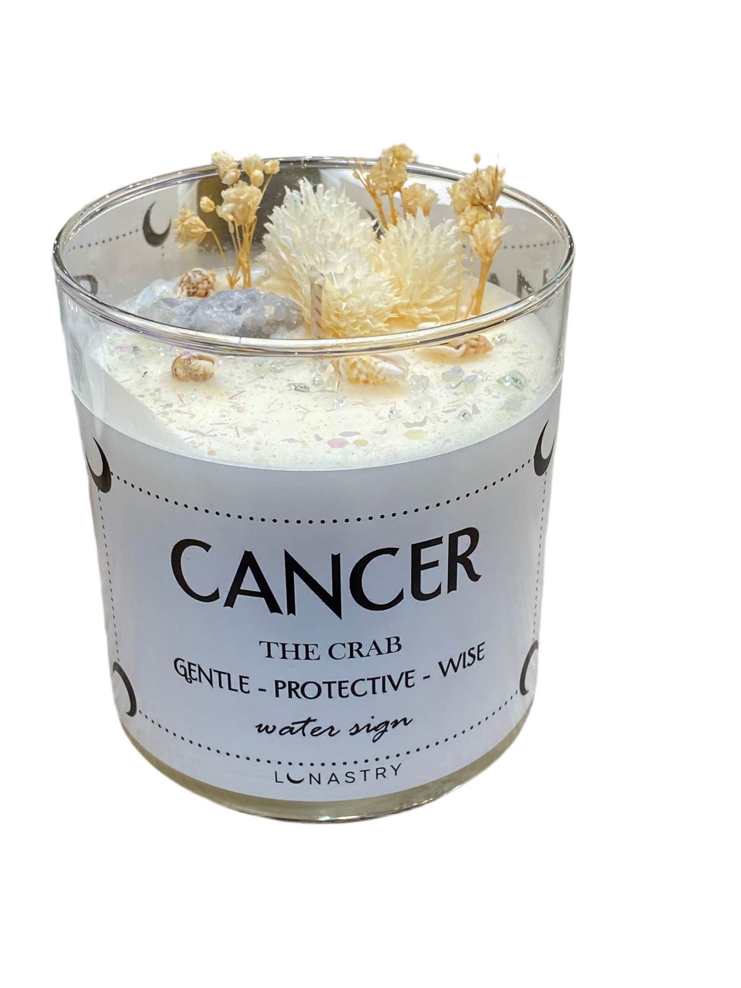 Lunastry Cancer Candle